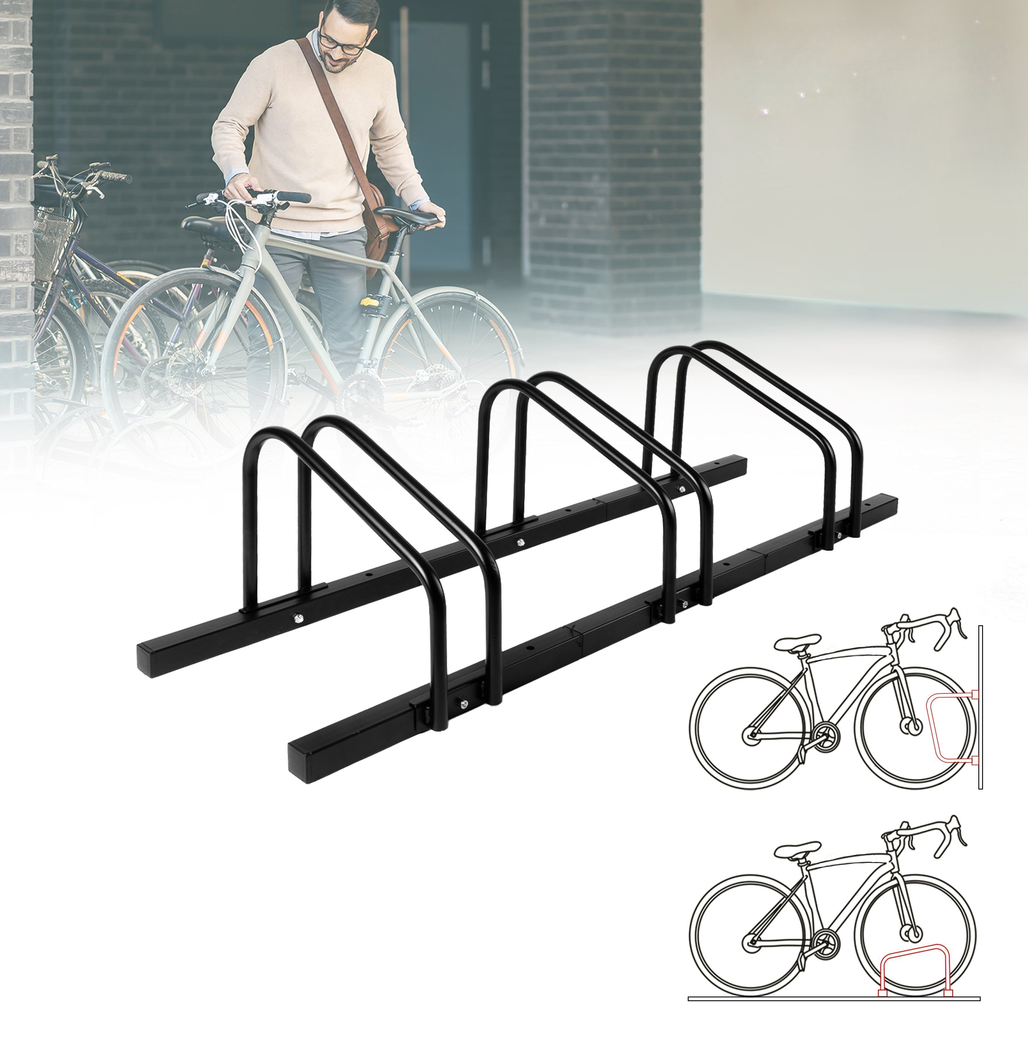 Kubus Fahrradständer Levi, Verschiedene Größen