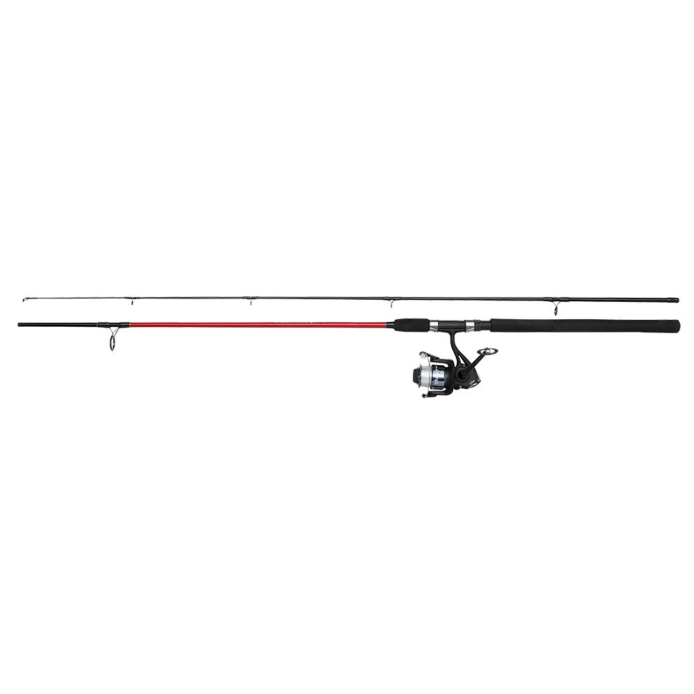 DAM Fishing Spinnrute FIGHTER PRO Combo Spin 210cm oder 240cm + Rolle Angelruten Raubfisch, (Spar-Set, Rute und Rolle)
