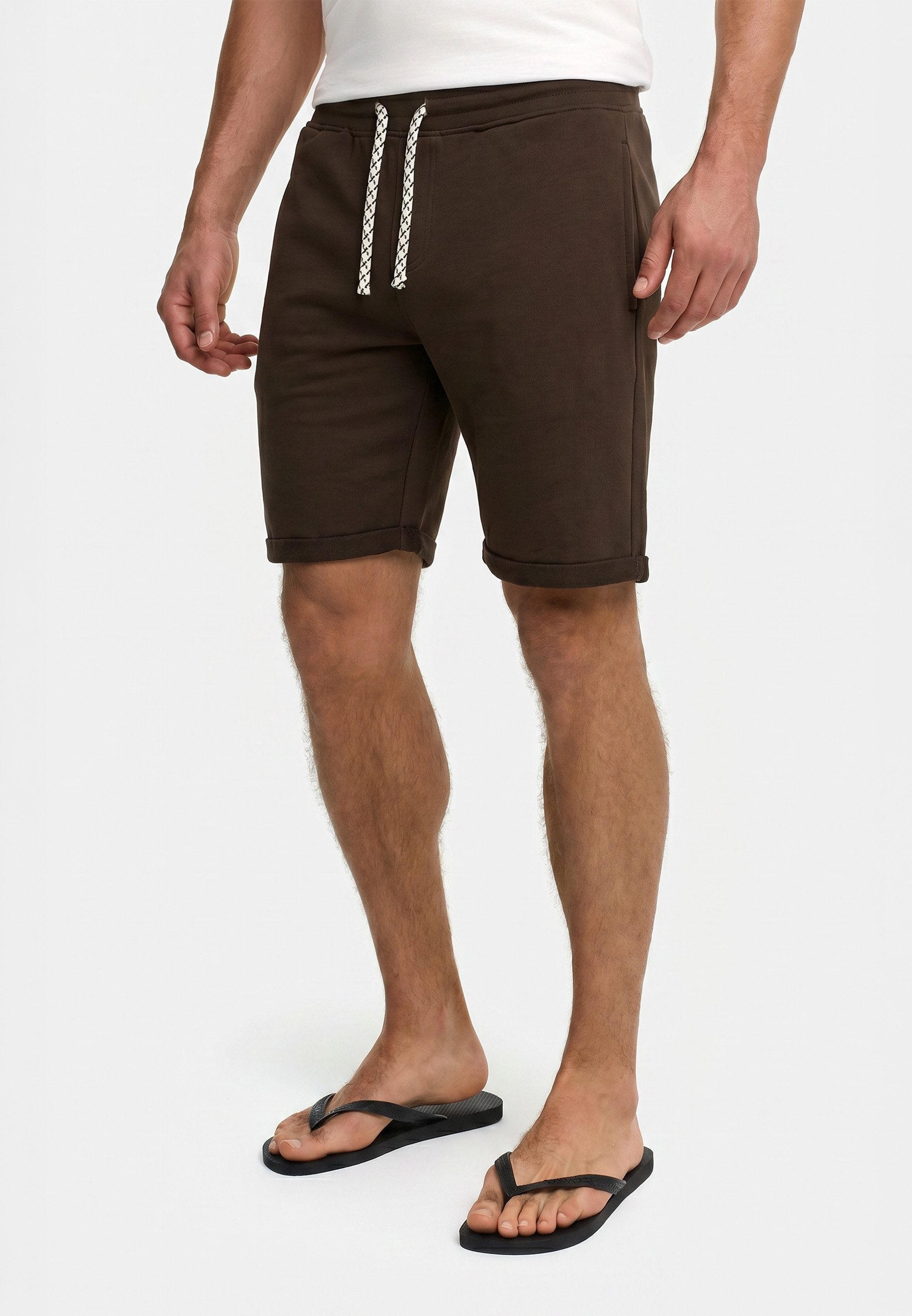 INDICODE Sweatshorts Herren Aldrich Sweat Shorts Herrenshorts elastischer Bund mit Kordelzug – Bild 4 von 5