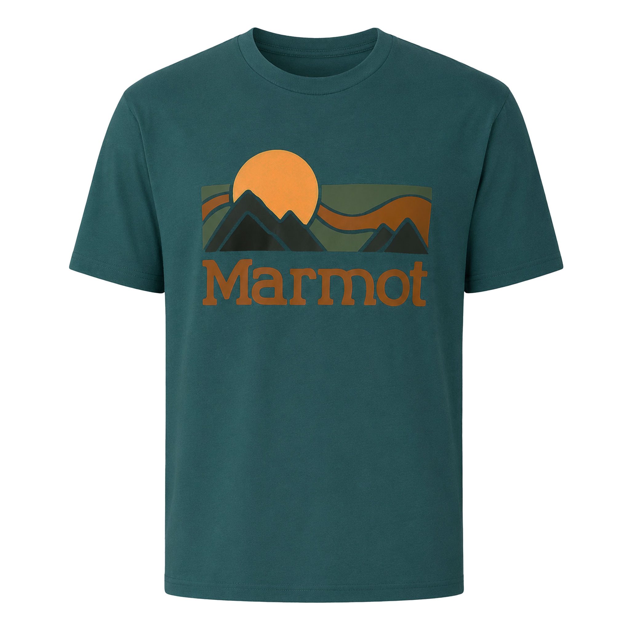 Marmot T-Shirt Coastal Tee Short-Sleeve mit großer Siebdruck-Grafik