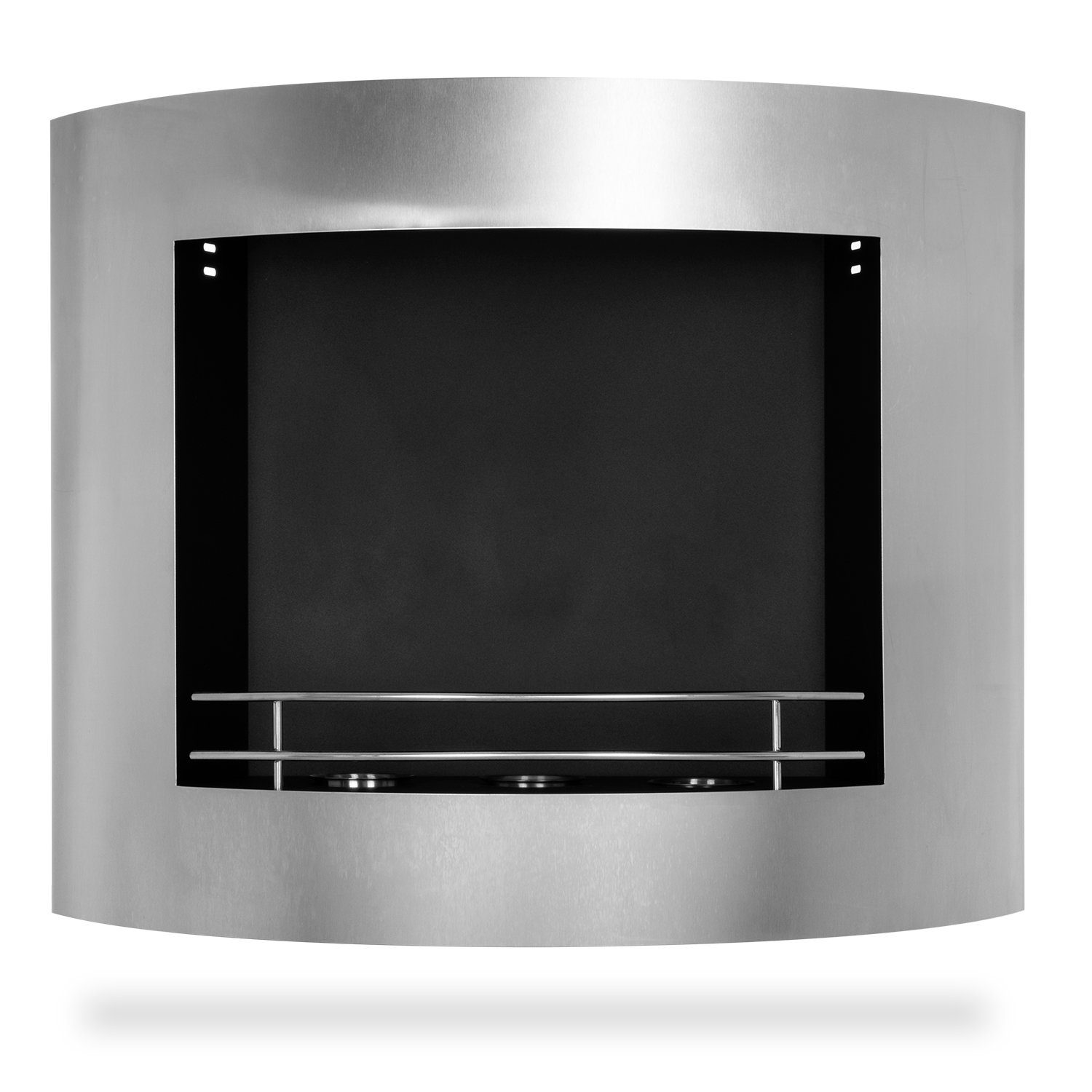 Moritz Dekokamin Bioethanol Kamin Wandkamin 84cm x 67cm x 26,5cm, Ethanolbrenner Glasfeuer Terrassenfeuer Kamin – Bild 4 von 5