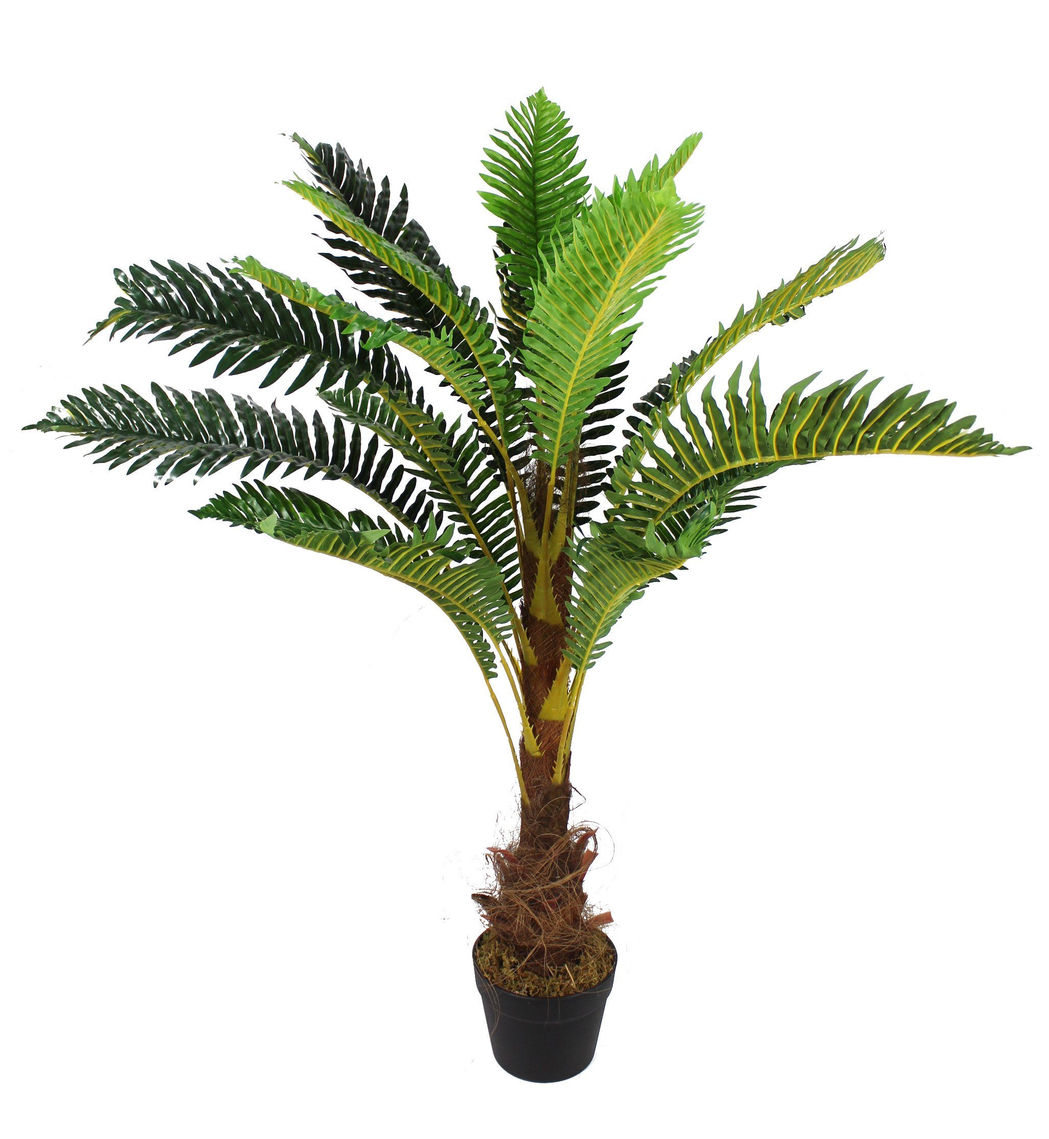 Kunstpalme Kunstpflanze Palme künstliche Pflanze wie echt im Topf