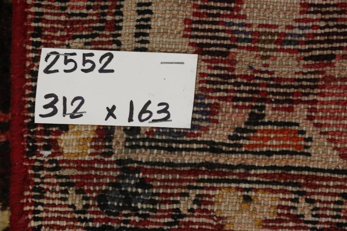 rechteckig, 8 mm / Handgeknüpfter Borchaloo 162x311 Orientteppich Orientteppich Nain Perserteppich, Höhe: Trading,