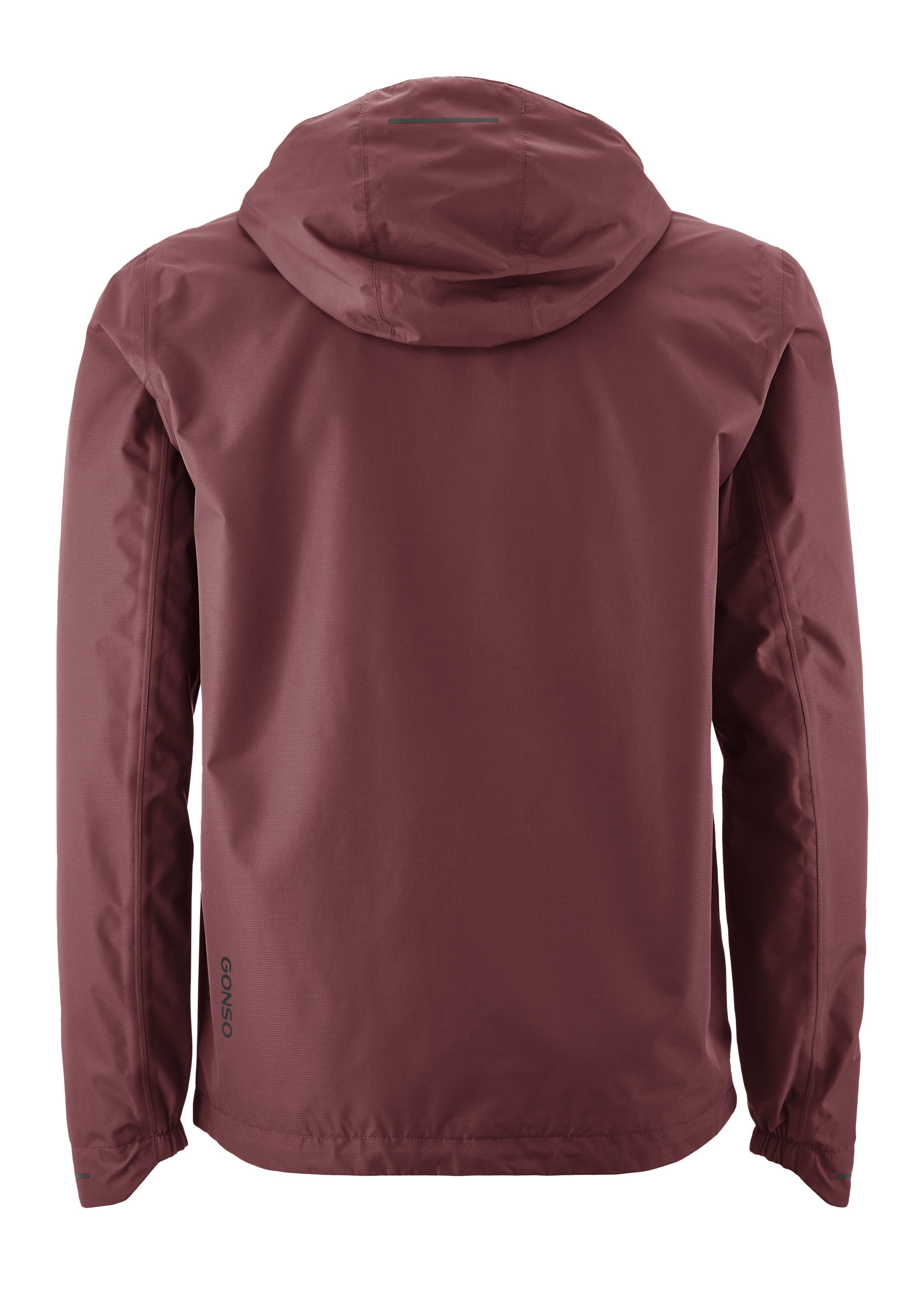 Gonso Fahrradjacke SAVE JACKET ESSENTIAL M Herren Regenjacke wind- und wasserdicht, Radjacke mit Kapuze