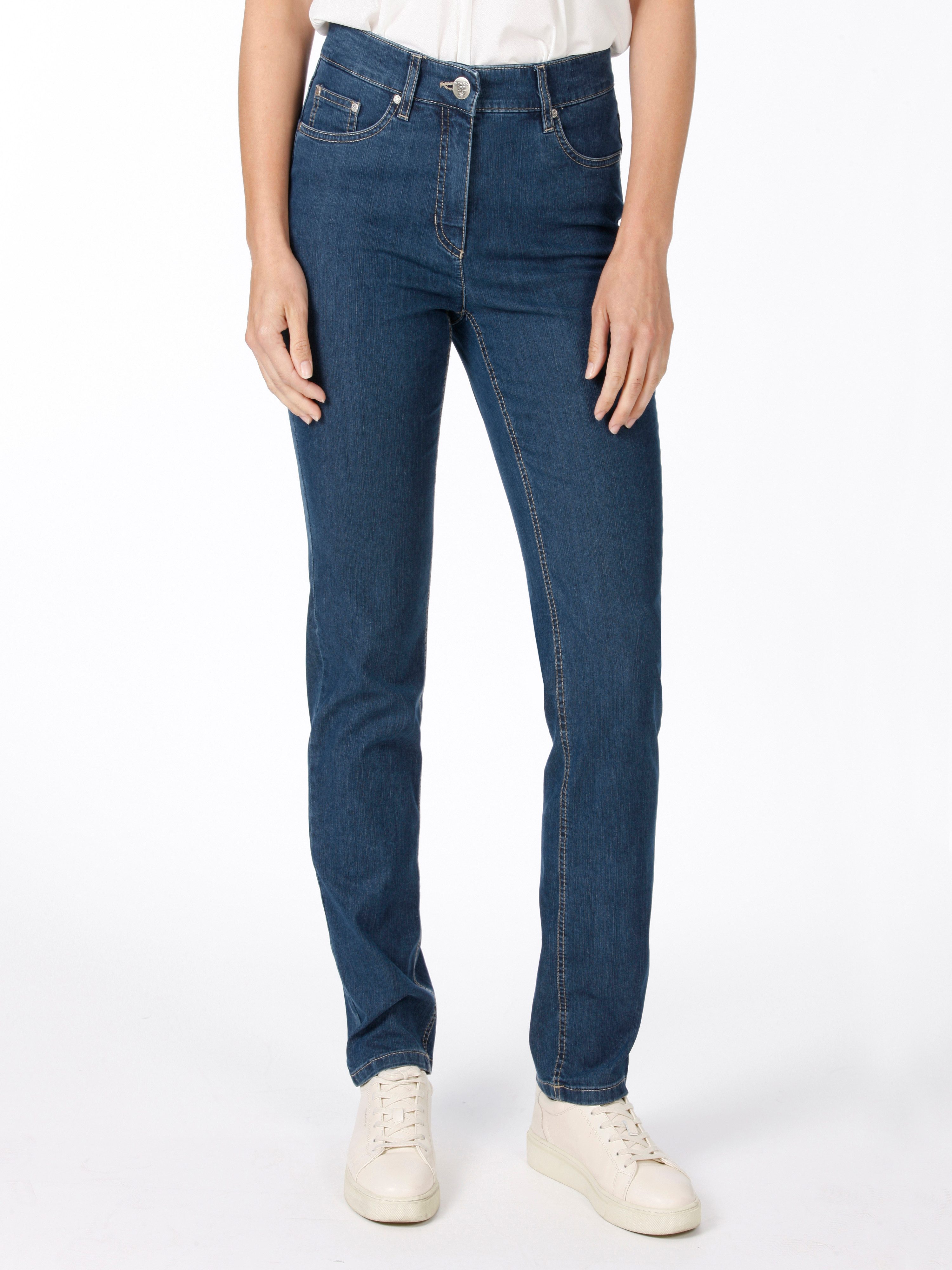 Stretch-Jeans Style CORA - Jeans Damen mit schlankem Oberschenkel und auch Kurzgröße