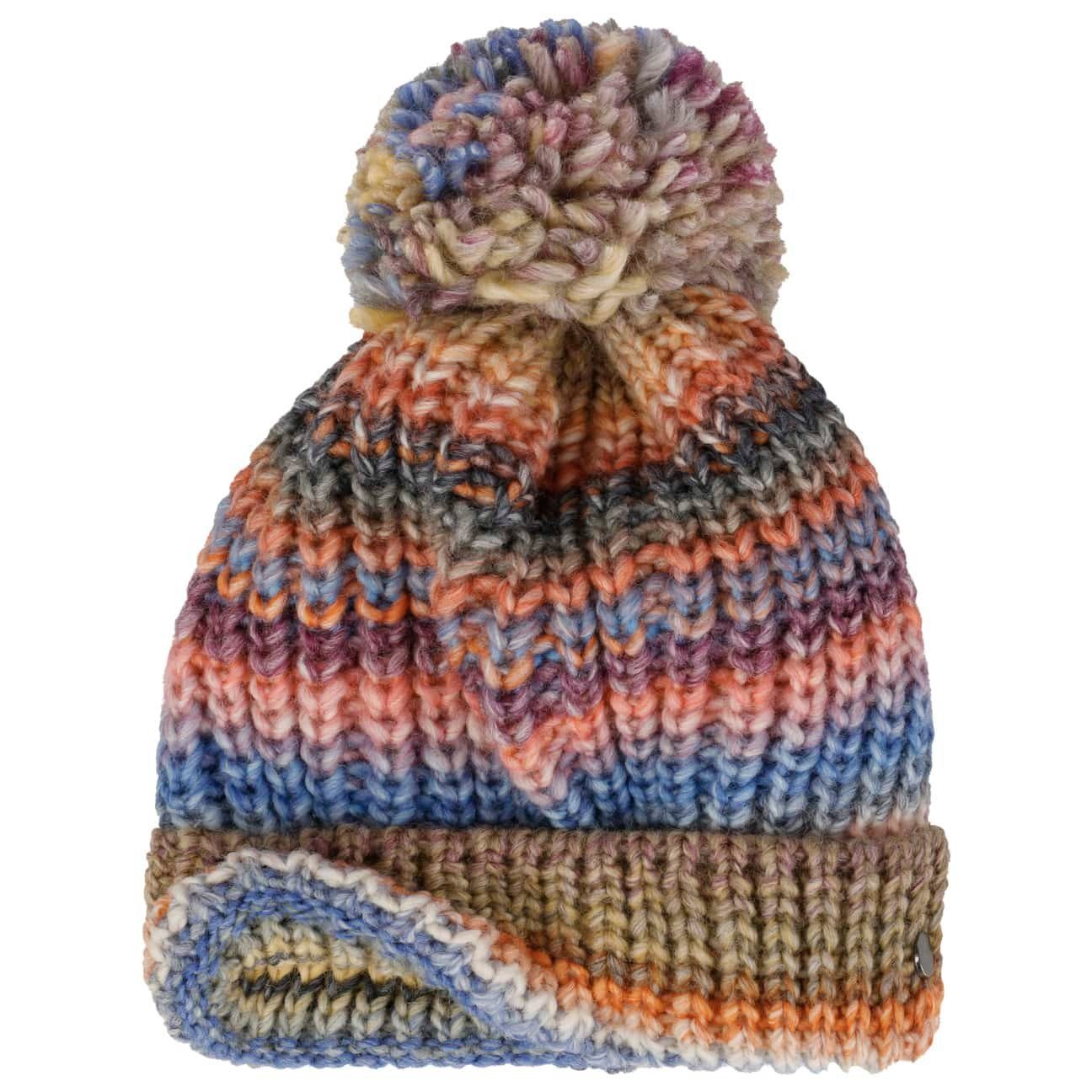 Lierys Bommelmütze (1-St) Beanie mit Umschlag, Made in Germany