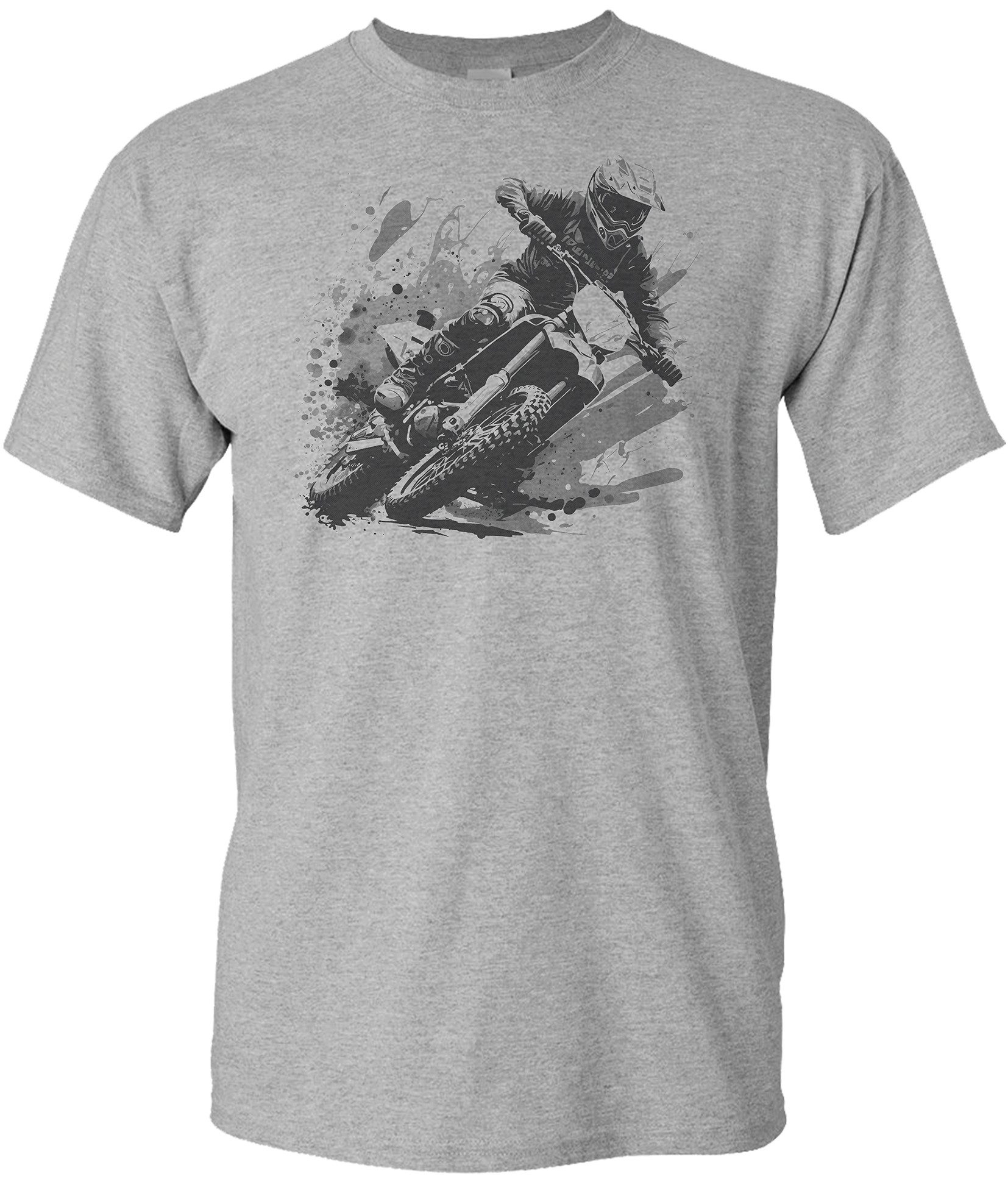 Baddery Print-Shirt Fahrrad T-Shirt: "Waldweg Heizer", günstig online kaufen