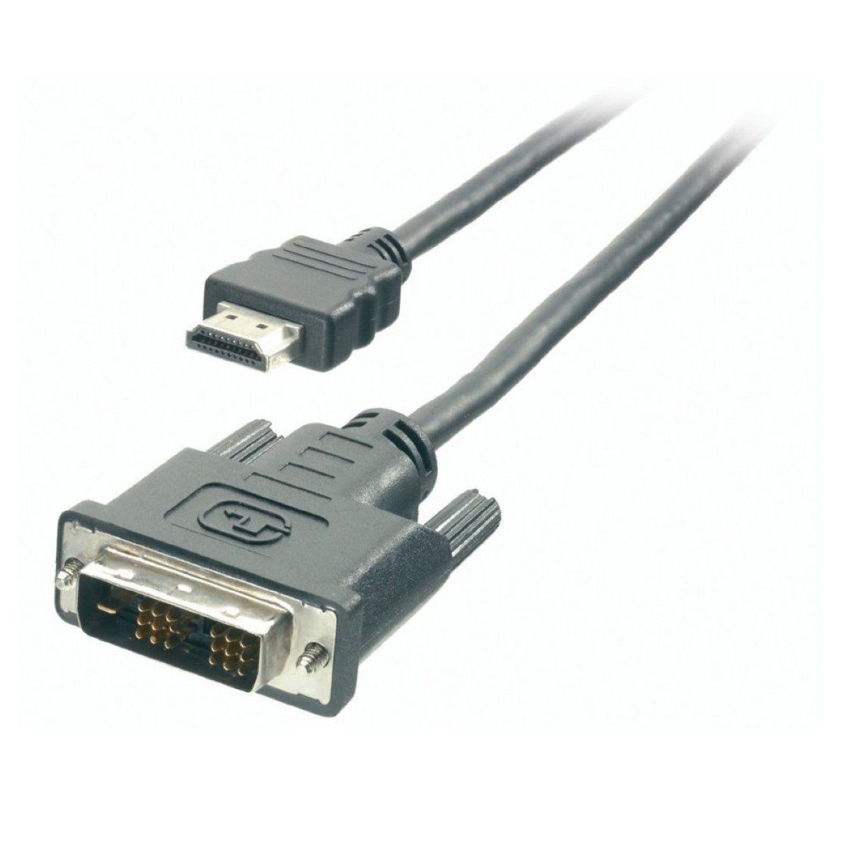 Vivaco HQ 5m HDMI-Stecker auf DVI-D Single Link Video-Adapter DVI-D, 500 cm, TV Adapter-Kabel, Verbindungskabel, HD-TV PC, Geschwindigkeit 5 Gbit/s