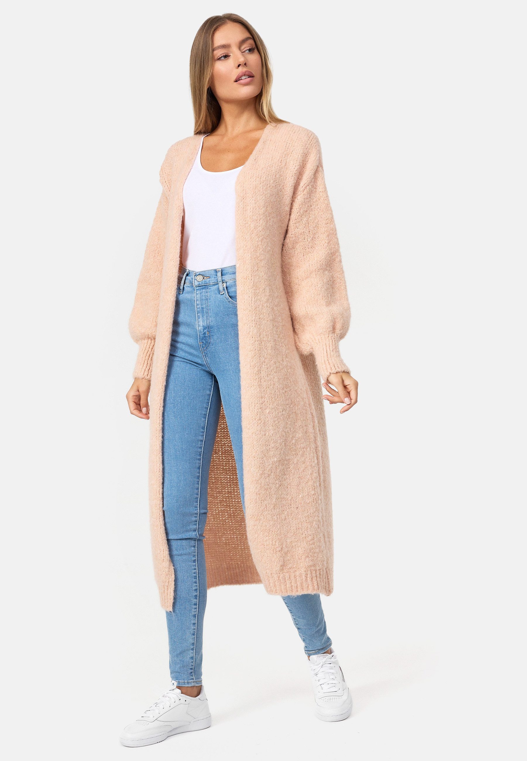 Decay Strickjacke 1003 Braun-One Size (1-tlg) günstig online kaufen