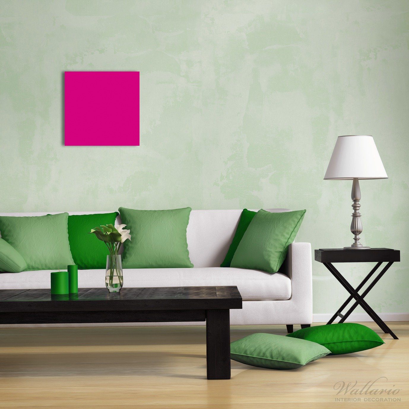 Wallario Acrylglasbild, Pink, in verschiedenen Ausführungen