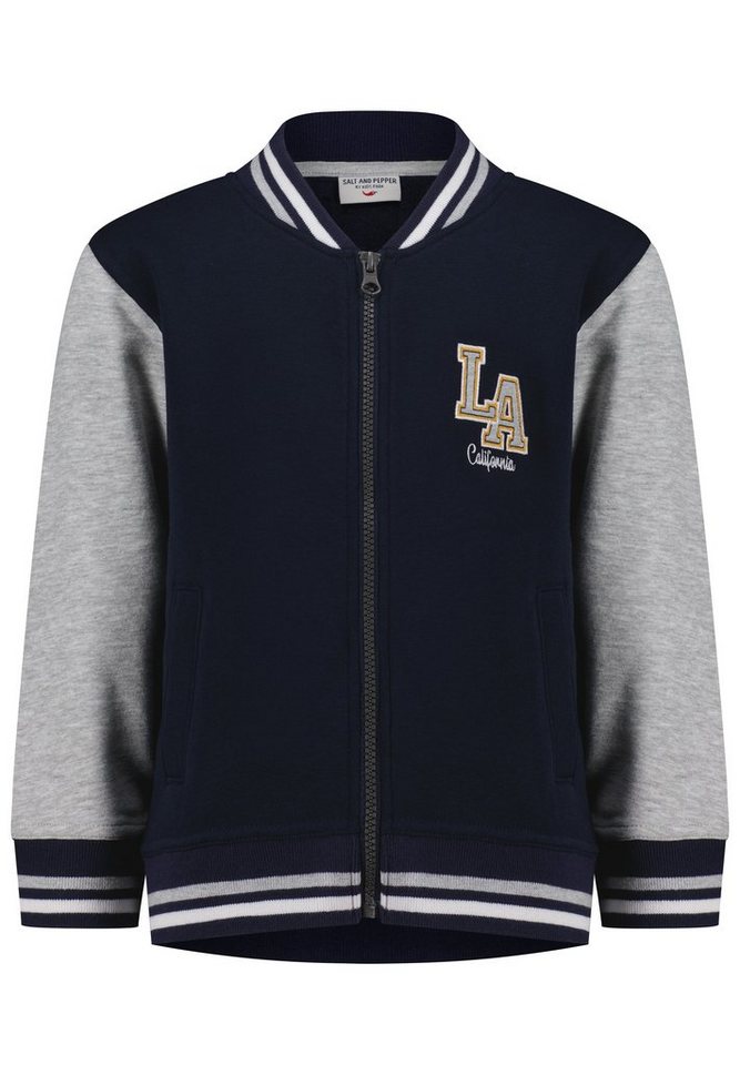 SALT AND PEPPER Collegejacke Athletic mit LA-Emblem und Tigerkopf