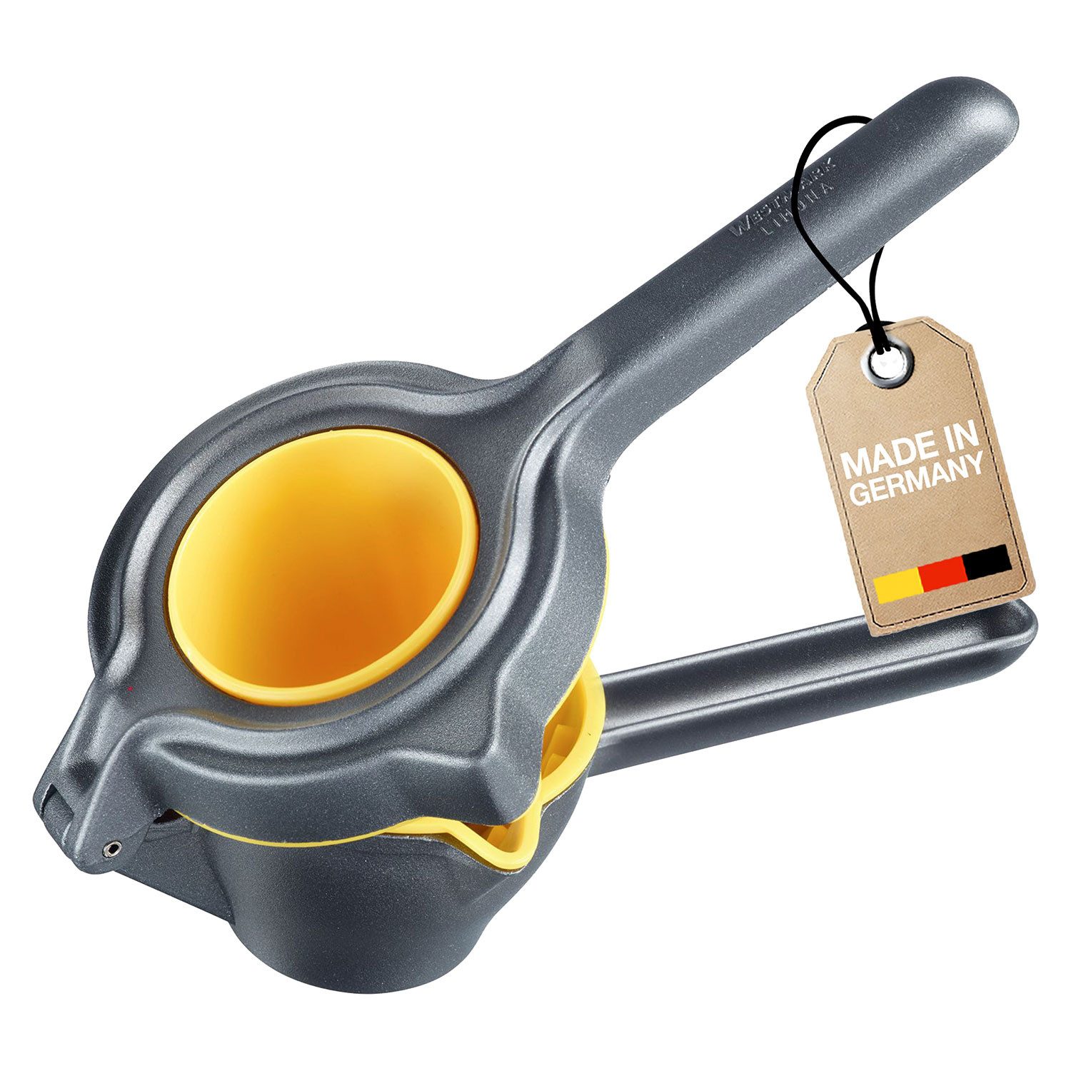 WESTMARK Zitruspresse »Limona« Black Edition, manuelle Zitruspresse, griffige Haptik