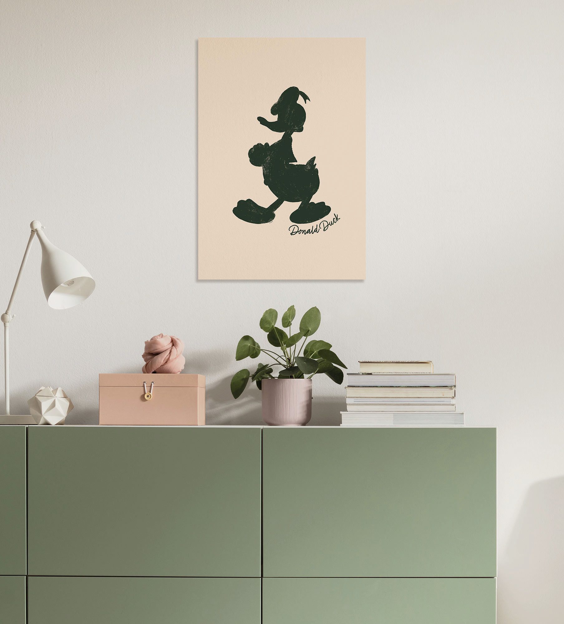 Komar Leinwandbild Disney Donald Duck Stamp, Disney (Set, 1 St), 40 x 60 cm (Breite x Höhe) - Kinderzimmer, Dekoration