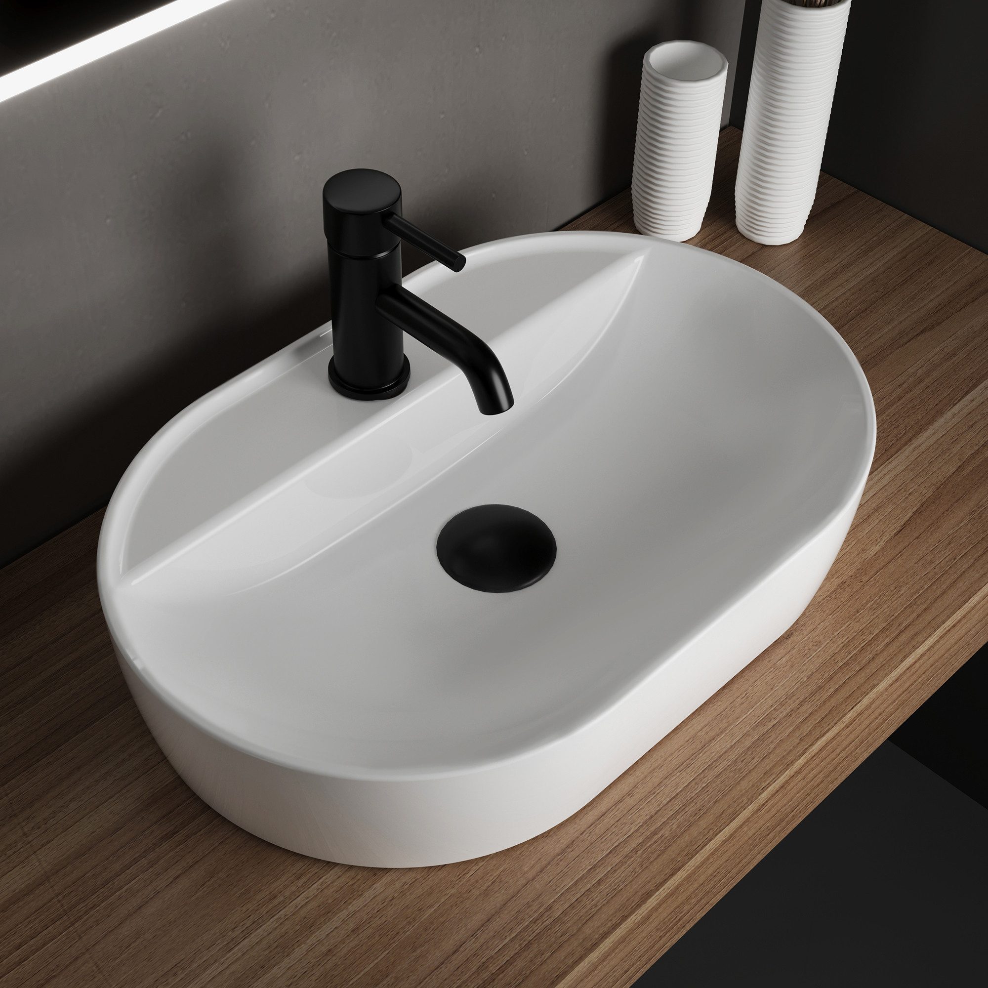 Alpenberger Aufsatzwaschbecken Bad Waschbecken Gäste WC günstig online kaufen