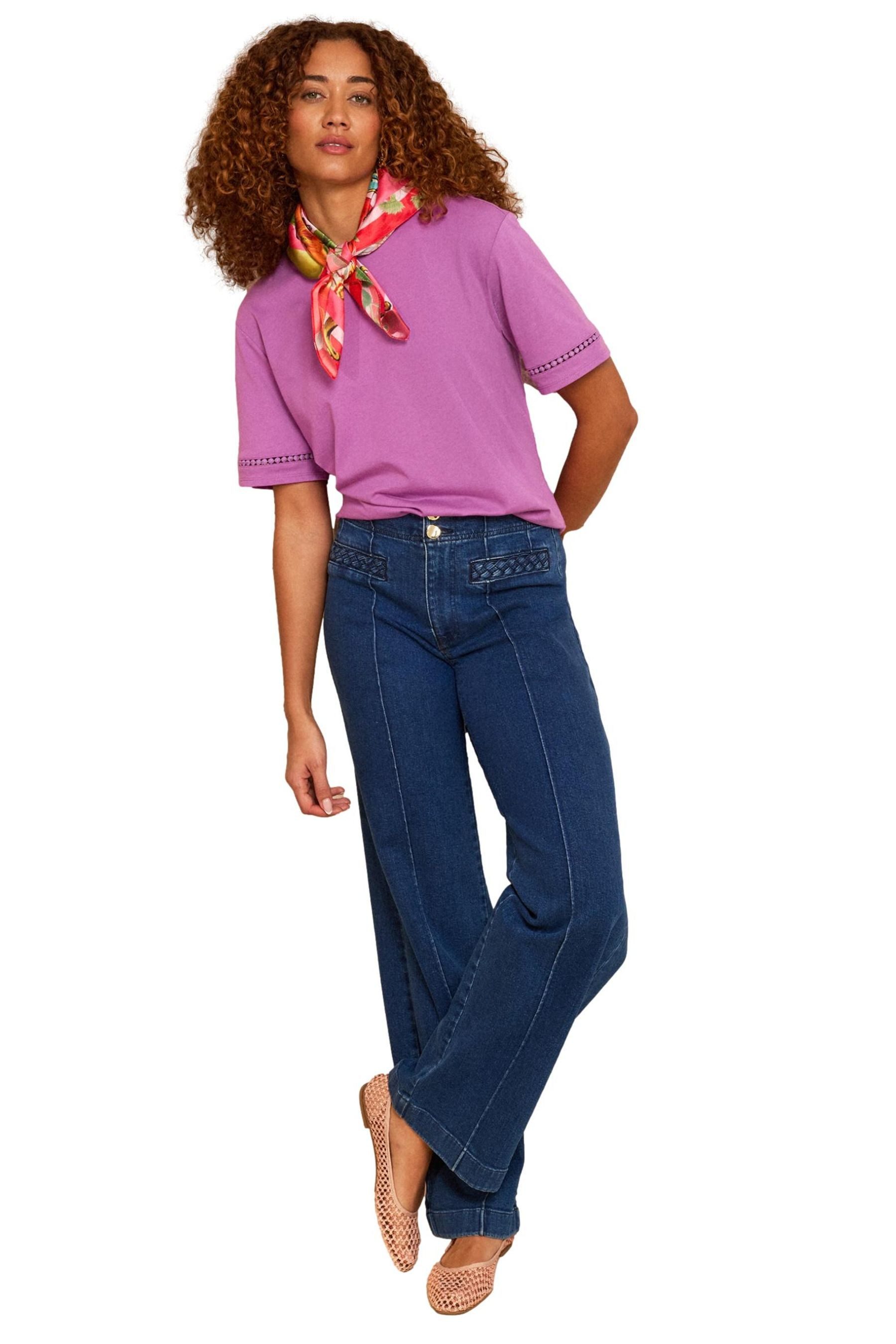 T-Shirt Love & Roses Rundhals-T-Shirt mit Print, Regular