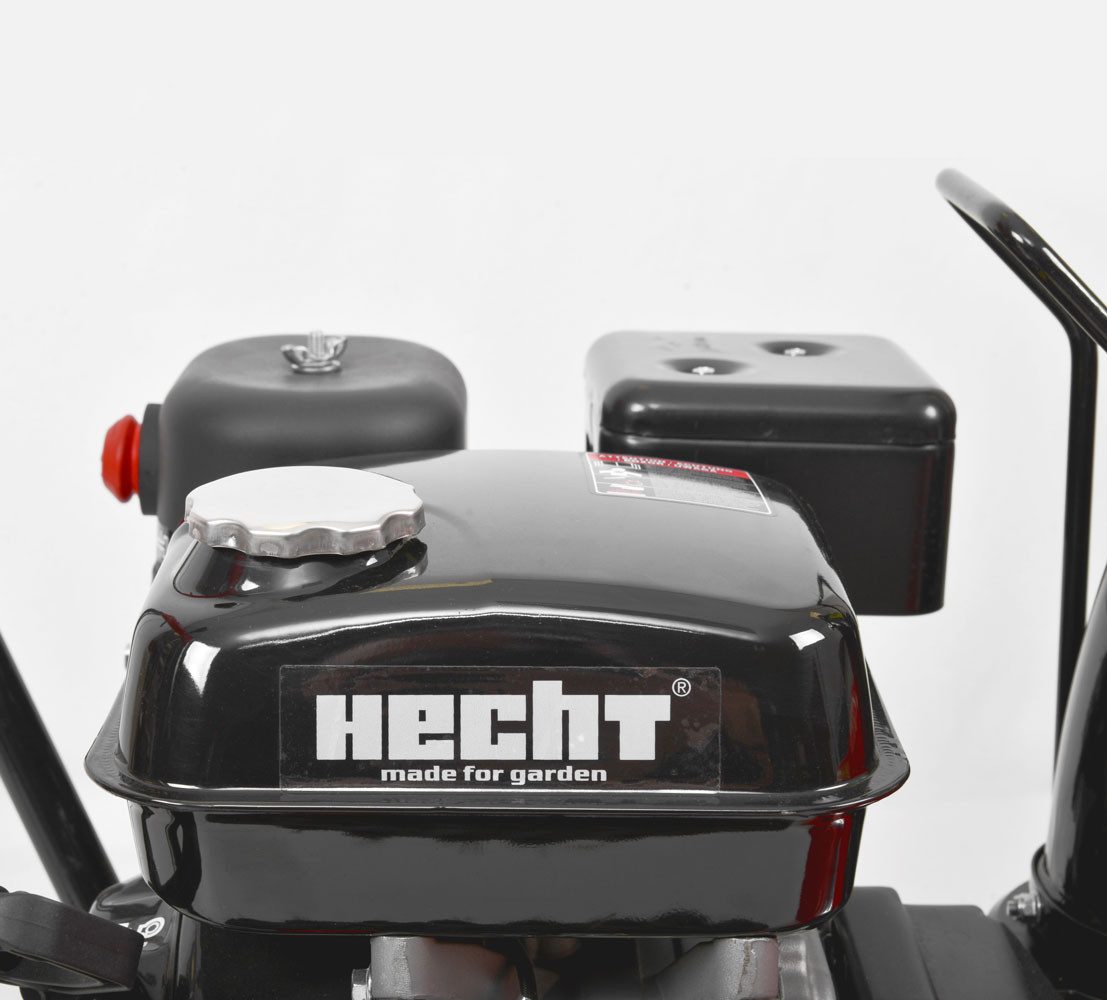 Hecht Benzin-Schneefräse mit Elektrostart LED Radantrieb 2-stufig 40 cm Arbeitshöhe, 56,00 cm Arbeitsbreite, 8 Gänge - 11 m Wurfweite