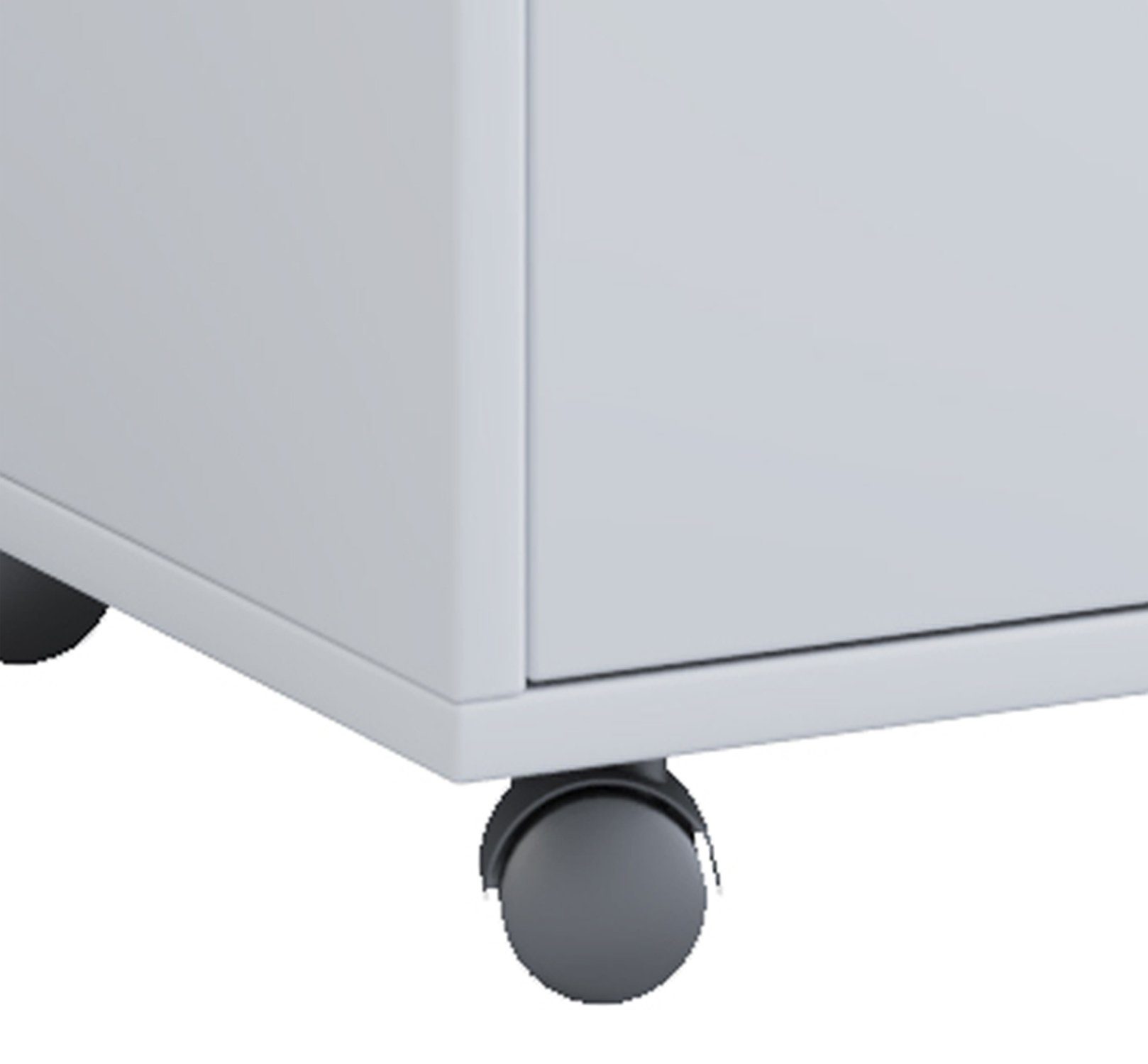 VCM Rollcontainer Büroschrank Masola H. 54 x B. 45 x T. 38 cm, Beistellcontainer mit Schublade, Bürocontainer