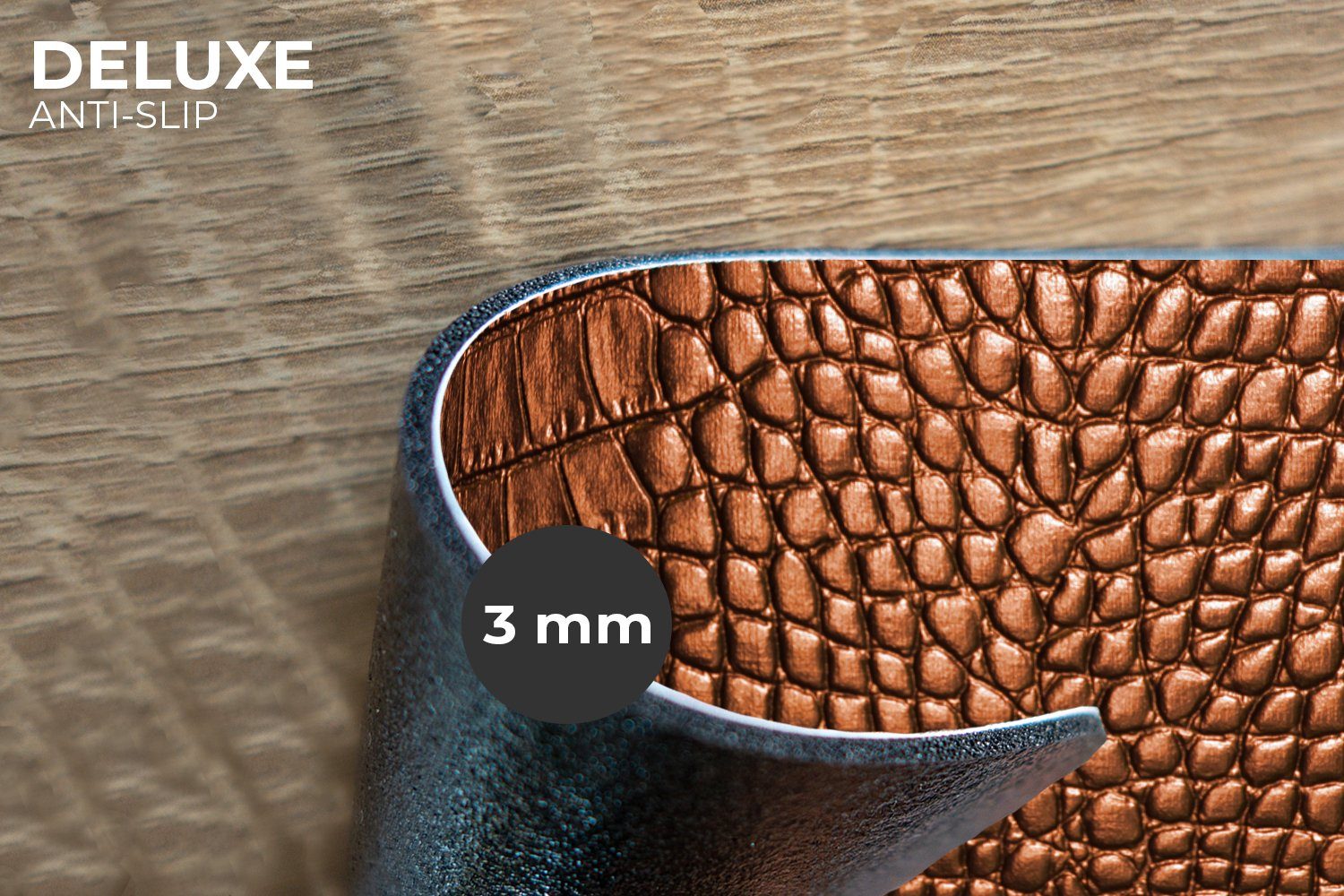 MuchoWow Platzset Das braune Leder eines günstig online kaufen