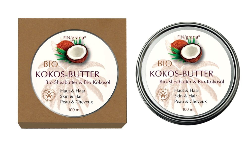 Haut & Haar, Körperbutter, 4 Creme verschiedene Hautcreme Sorten Kokos-Butter für Soft Bio Soapbrothers