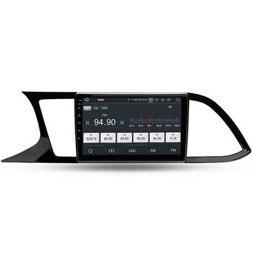 TAFFIO Für Seat Leon III 3 5F 9" Touchscreen Android Autoradio GPS CarPlay Einbau-Navigationsgerät