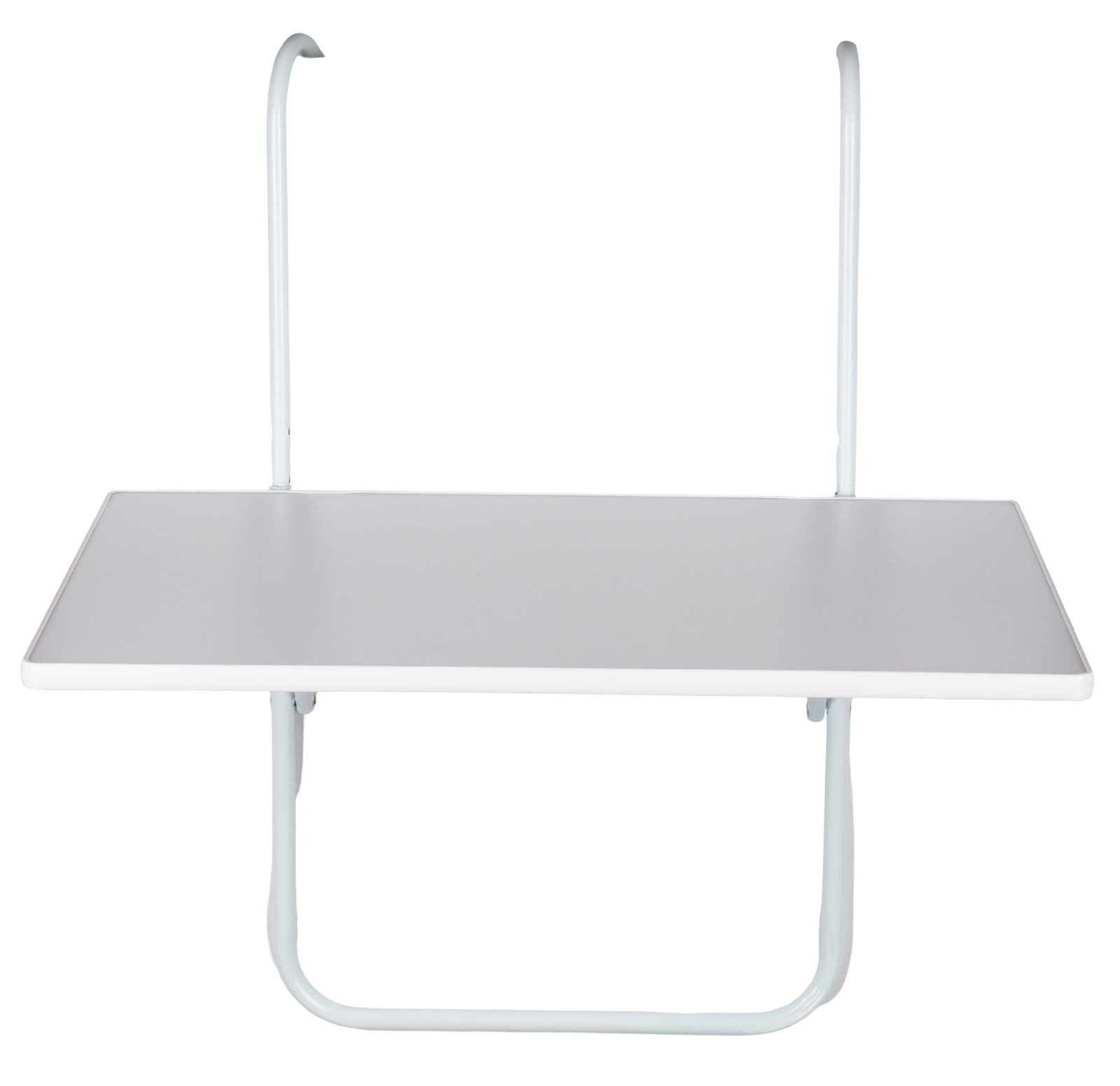 BURI Gartentisch Balkon Klapptisch weiß Balkontisch Gartentisch Hängetisch Campingtisch