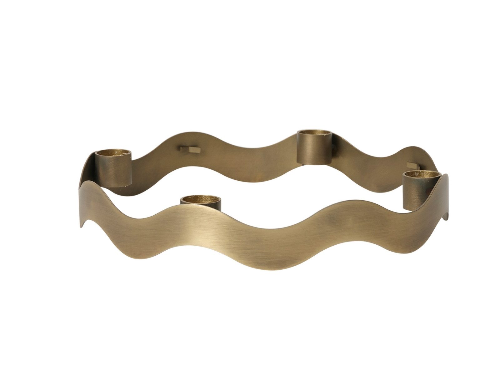 Broste Copenhagen Kerzenständer Halo Leuchter gold 24,5cm