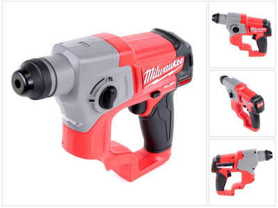 Milwaukee Schlagbohrmaschine M12 CH-0 Akku Bohrhammer 12V 1,1J SDS-Plus Brushless Solo - ohne Zube