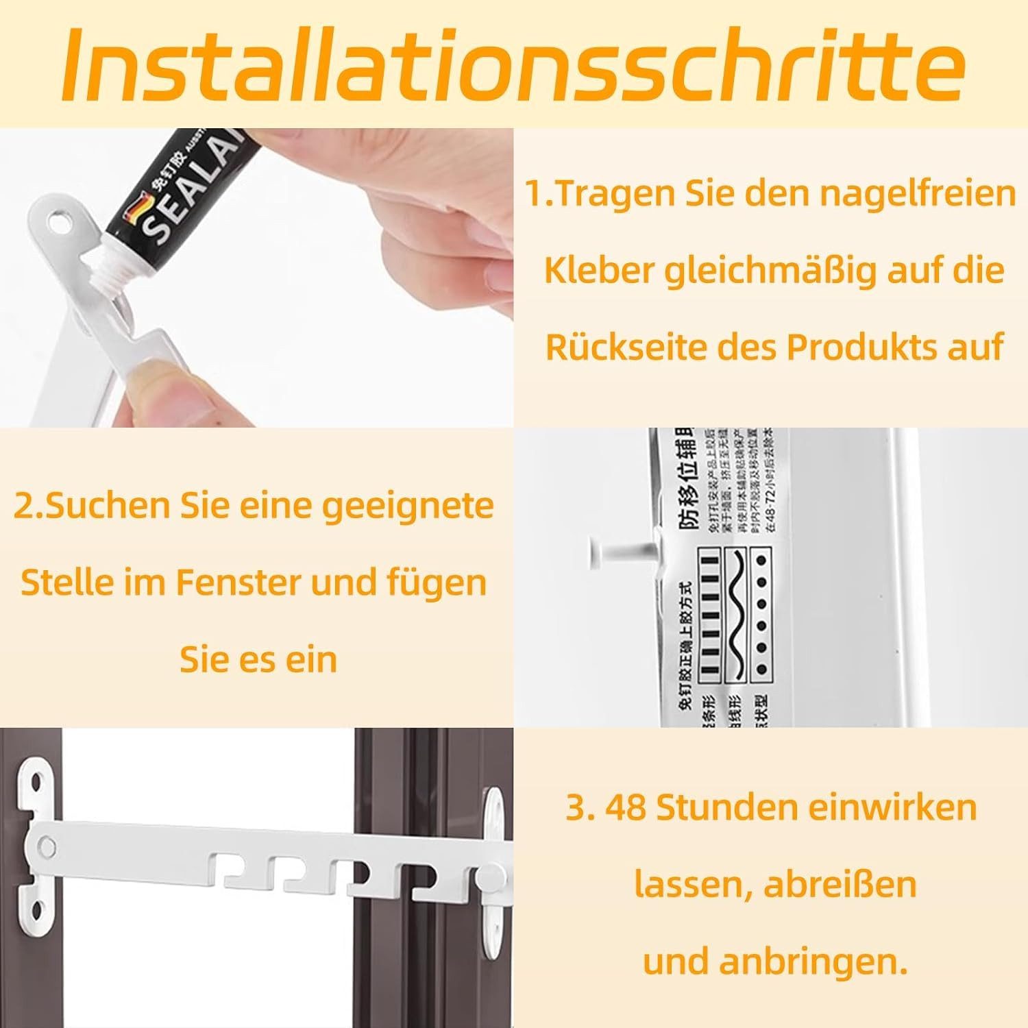 FELIXLEO Fensterstopper Fenster Kipp Regler Ohne Fensterfeststeller UV Feuchtigkeitsbeständig., (1-tlg)