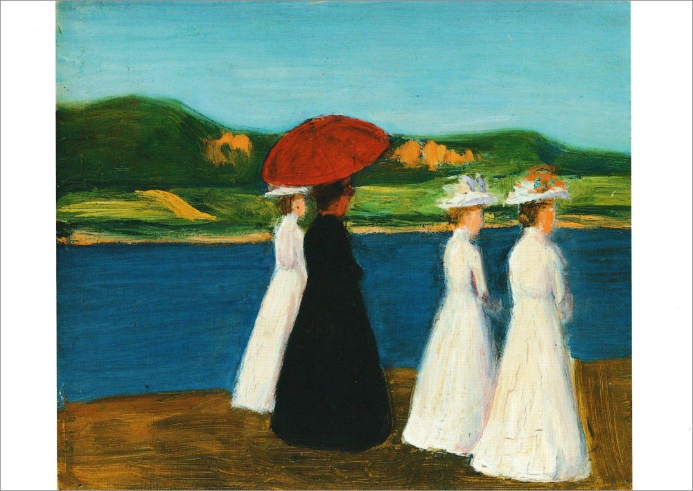 "Promenade" Kunstkarte Gabriele Postkarte Münter