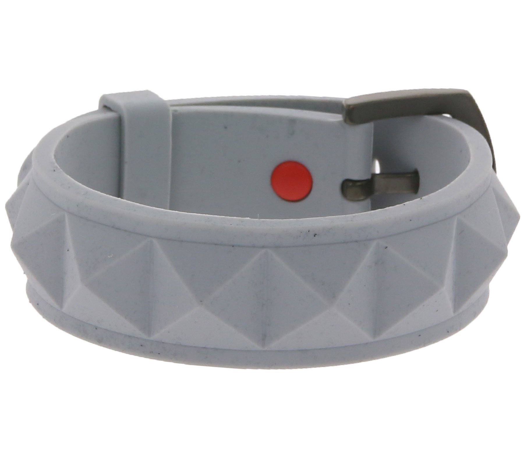 C3 C3 Schnallen-Verschluss Mode-Schmuck Arm-Schmuck mit Silikon-Armband Grau lässiges Armband