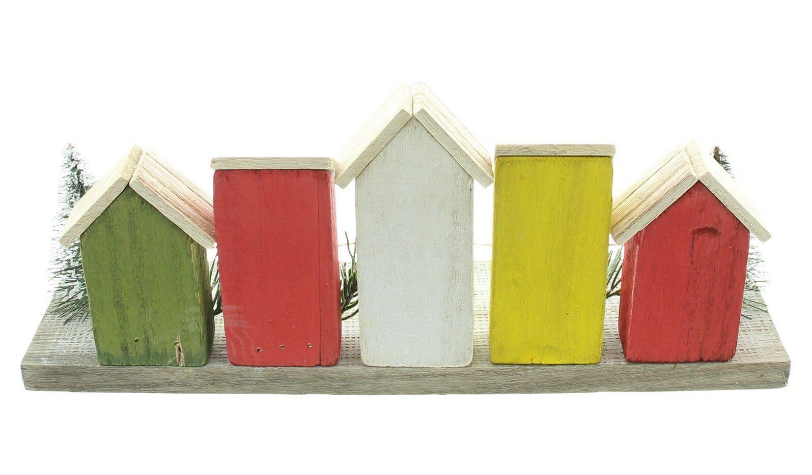 Home-trends24.de Weihnachtsdorf Weihnachtsdorf Weihnachtshäuser Weihnachtsdeko Deko Holz