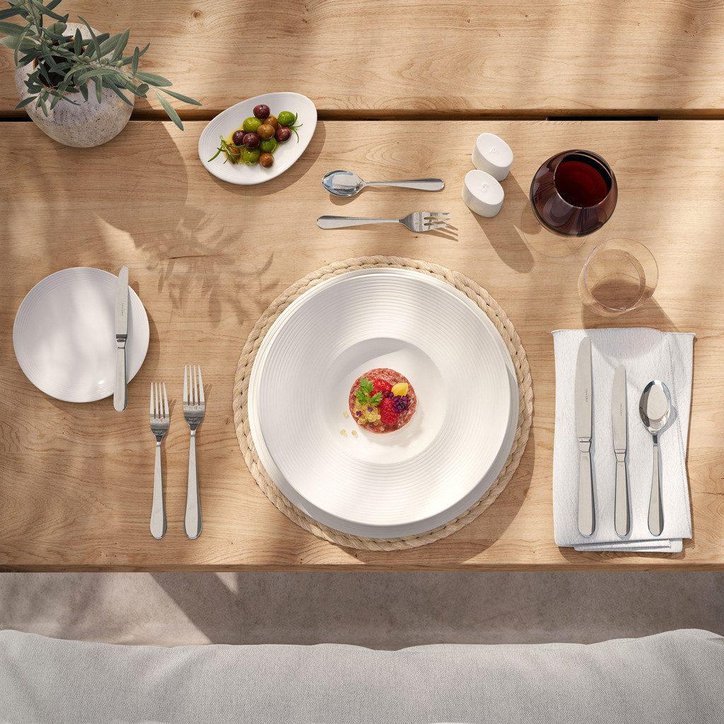 Villeroy & Boch Suppenlöffel Oscar Tafellöffel 200 mm 6er Set (6 Stück)