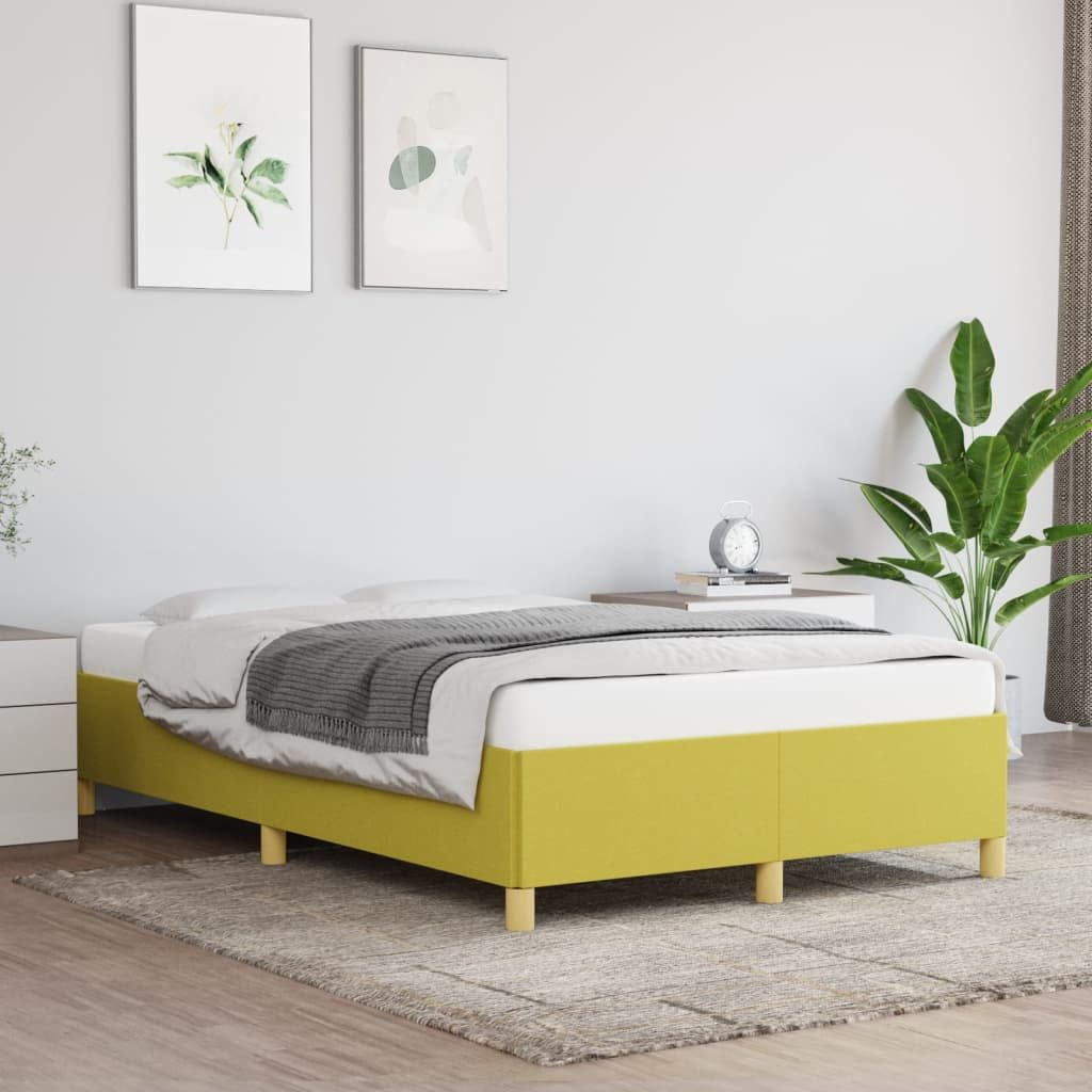 furnicato Bettgestell ohne Matratze Grün 120x200 günstig online kaufen