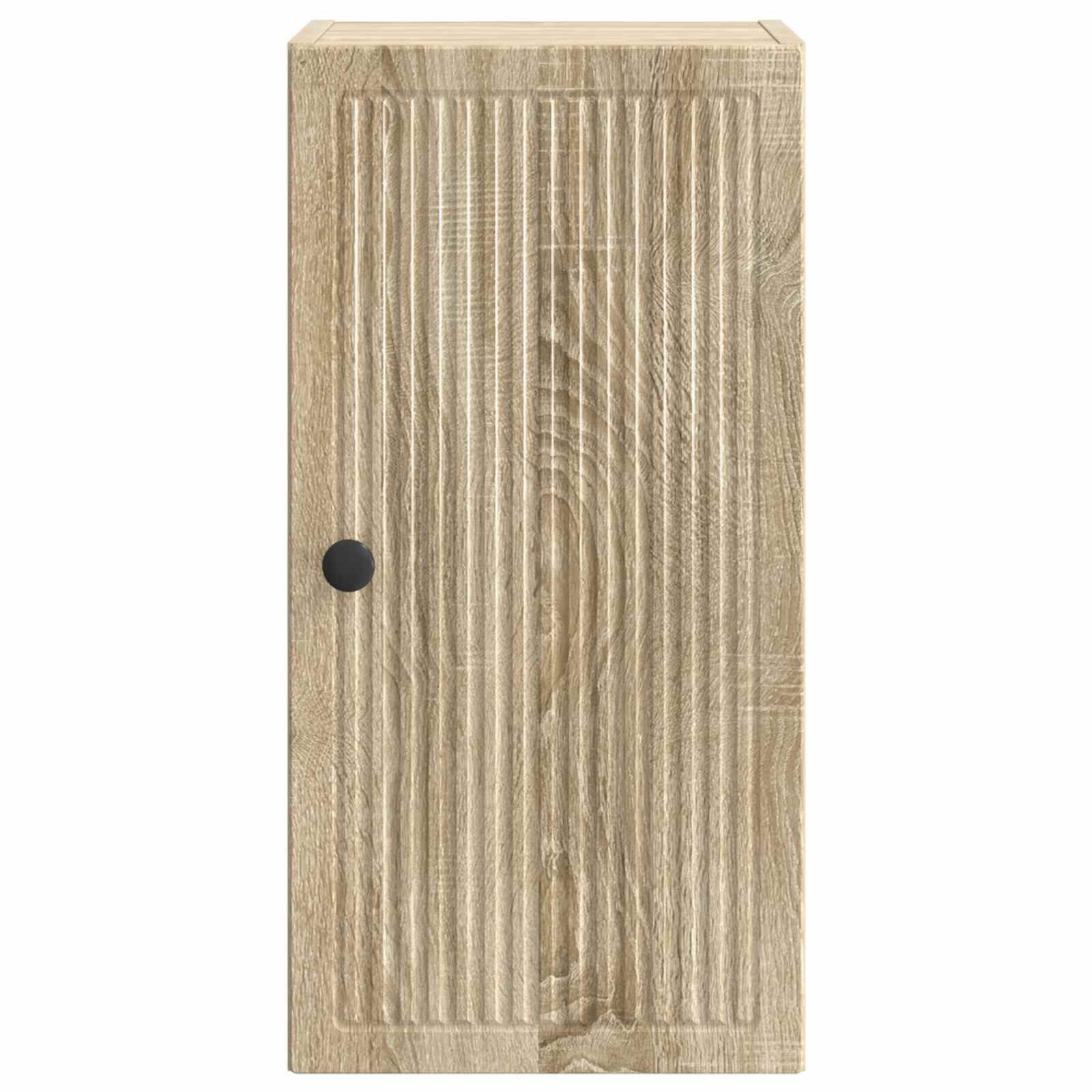 vidaXL Badezimmerspiegelschrank Badezimmer-Wandschrank EDE Sonoma-Eiche 30 x 31 x 59 cm