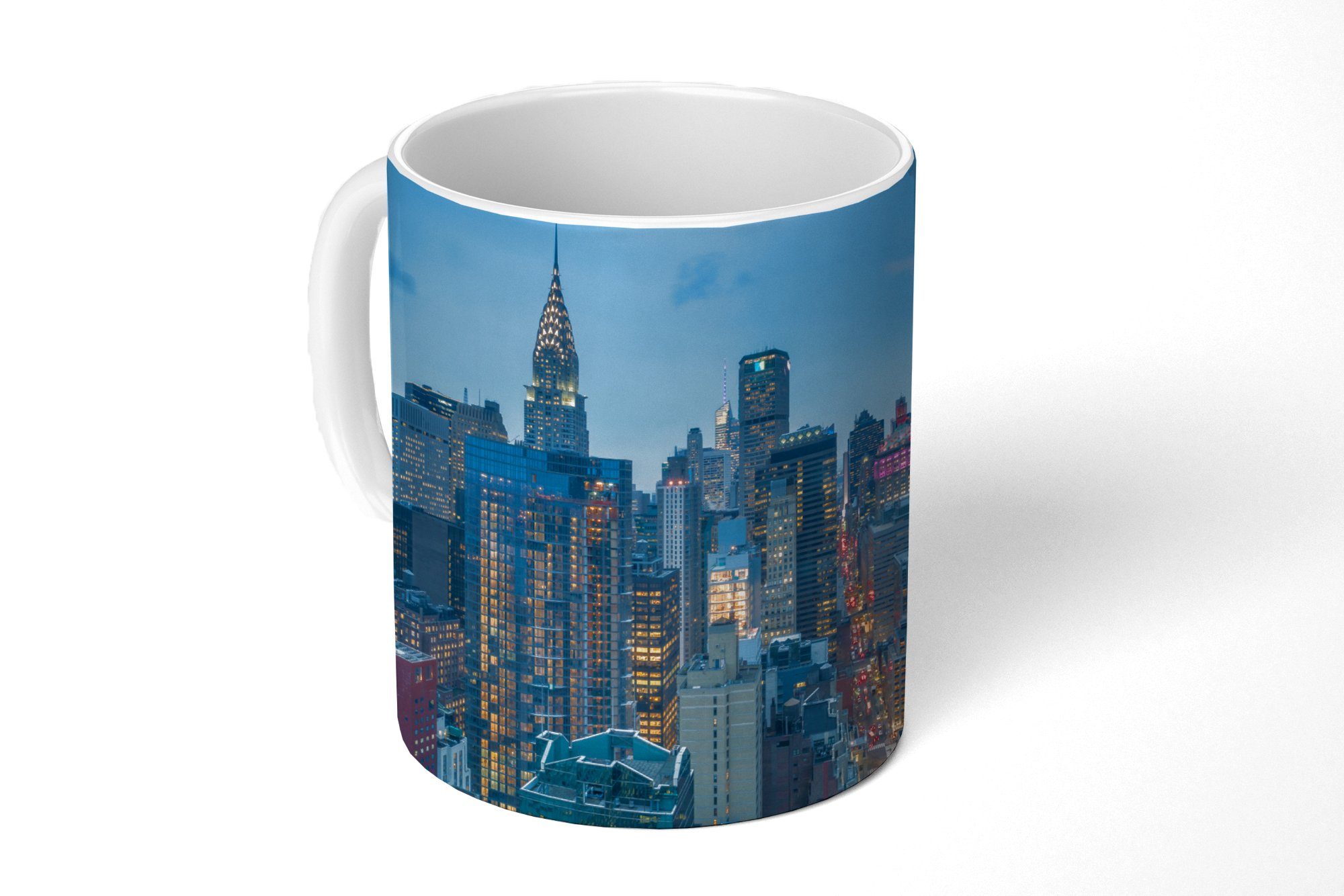 MuchoWow Tasse New York - Skyline - Empire State Building, Keramik, Kaffeetassen, Teetasse, Becher, Teetasse, Geschenk