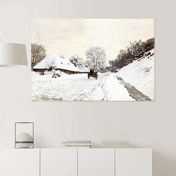 Posterlounge Wandfolie Claude Monet, Der Karren, Honfleur, Wohnzimmer Rustikal Malerei