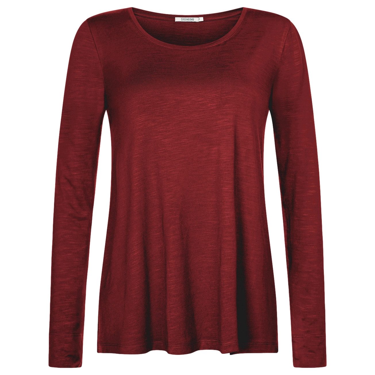 GREENBOMB Longsleeve Basic Longsleeve Mind Red Berry