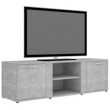 vidaXL TV-Schrank TV-Schrank Betongrau 120x34x37 cm Spanplatte Lowboard