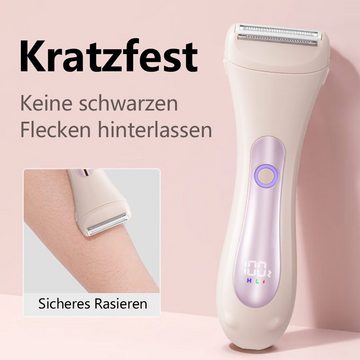 Yuede Epilierer Haarentfernungsgerät Damenrasierer für Frauen, Elektrischer Bikini-Trimmer für Damen, kabelloser Damen-Rasierer, Micro-Grip-Technologie, kabellose Trocken- und Nasshaarentfernung