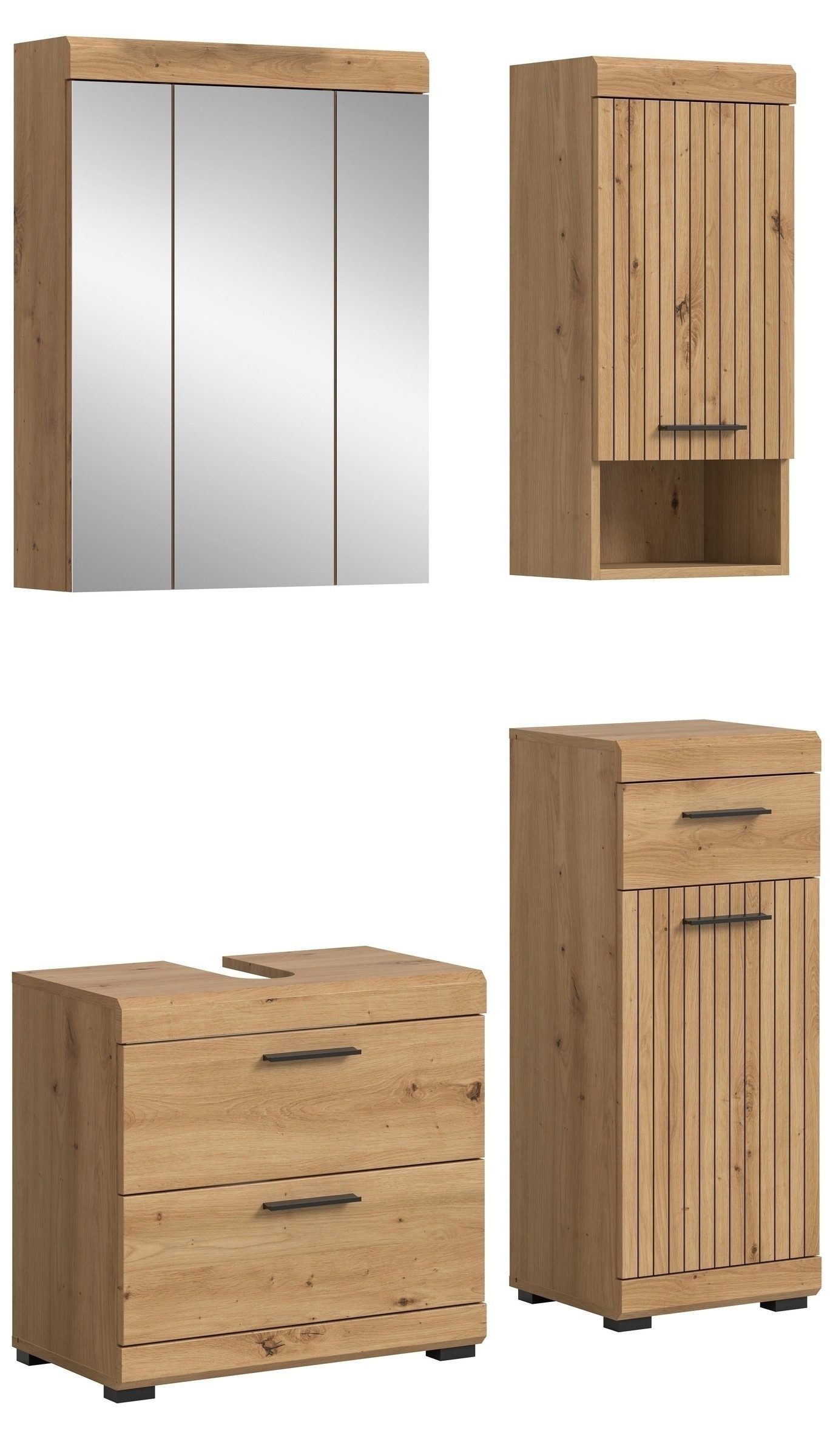 freiraum Badezimmer-Set Scout, in Artisan Eiche Nachbildung - 112x191x34cm (BxHxT)