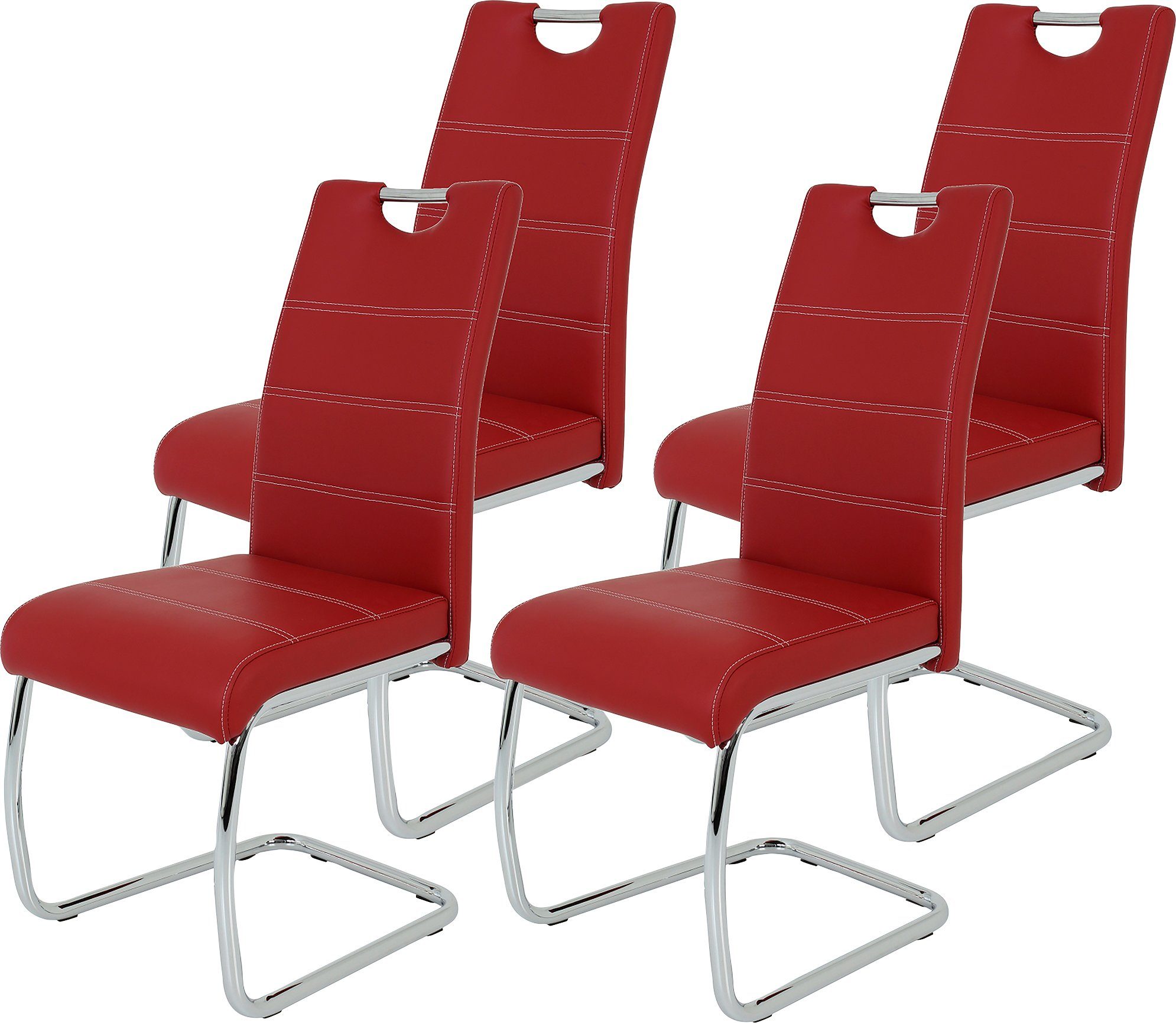 HELA Freischwinger Flora, Esszimmerstühle (Set, 4 St), Schwingstuhl Set: 1, günstig online kaufen