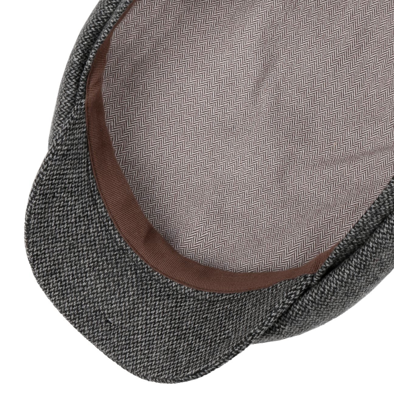 Stetson Flat Cap (1-St) Schirmmütze mit Schirm, Made in the EU