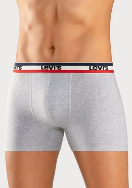 Levi's® Boxer (Packung, 6er-Pack) Streifen Logo Bund