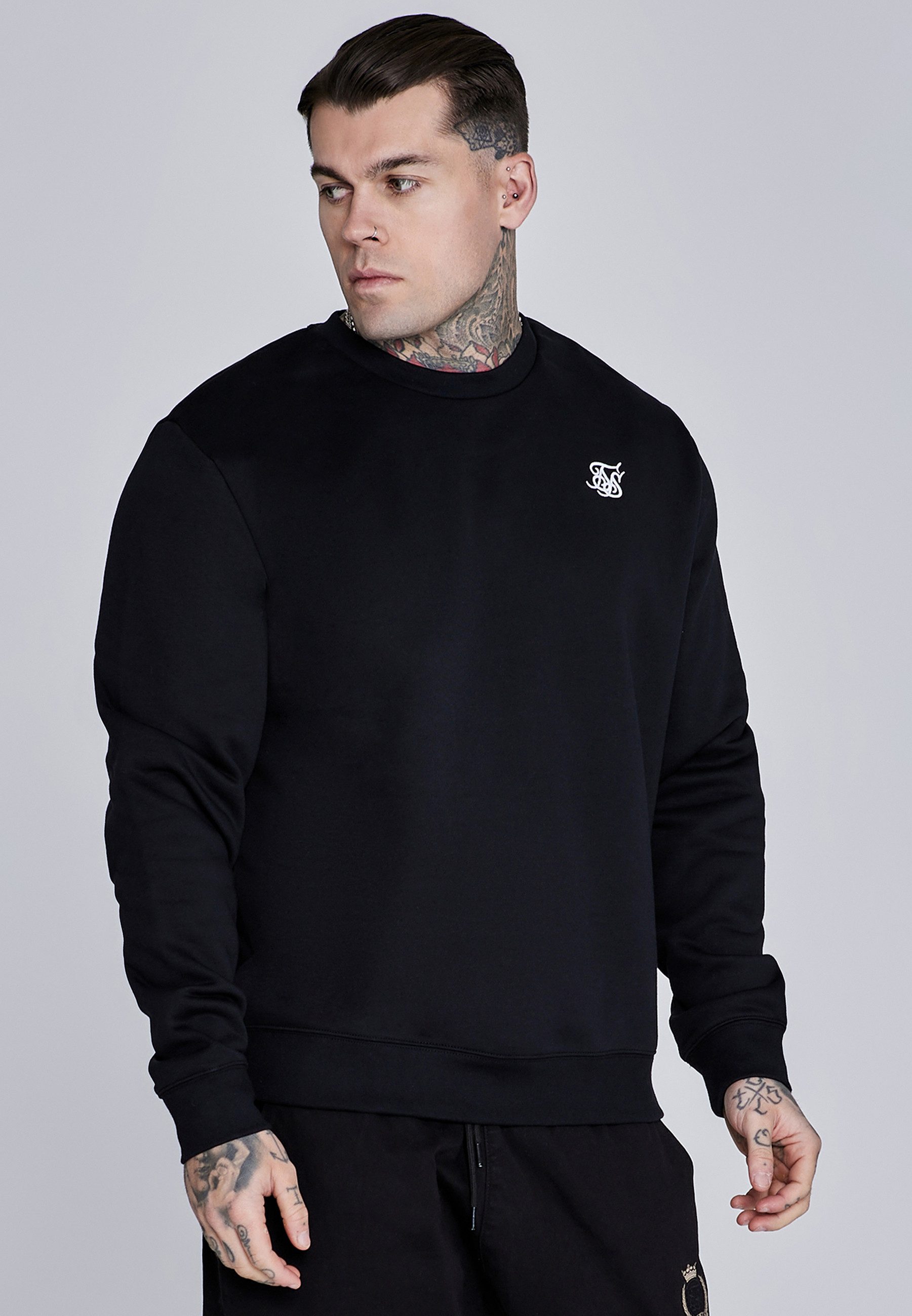 Siksilk Sweatshirt SikSilk Herren Essentials Pullover