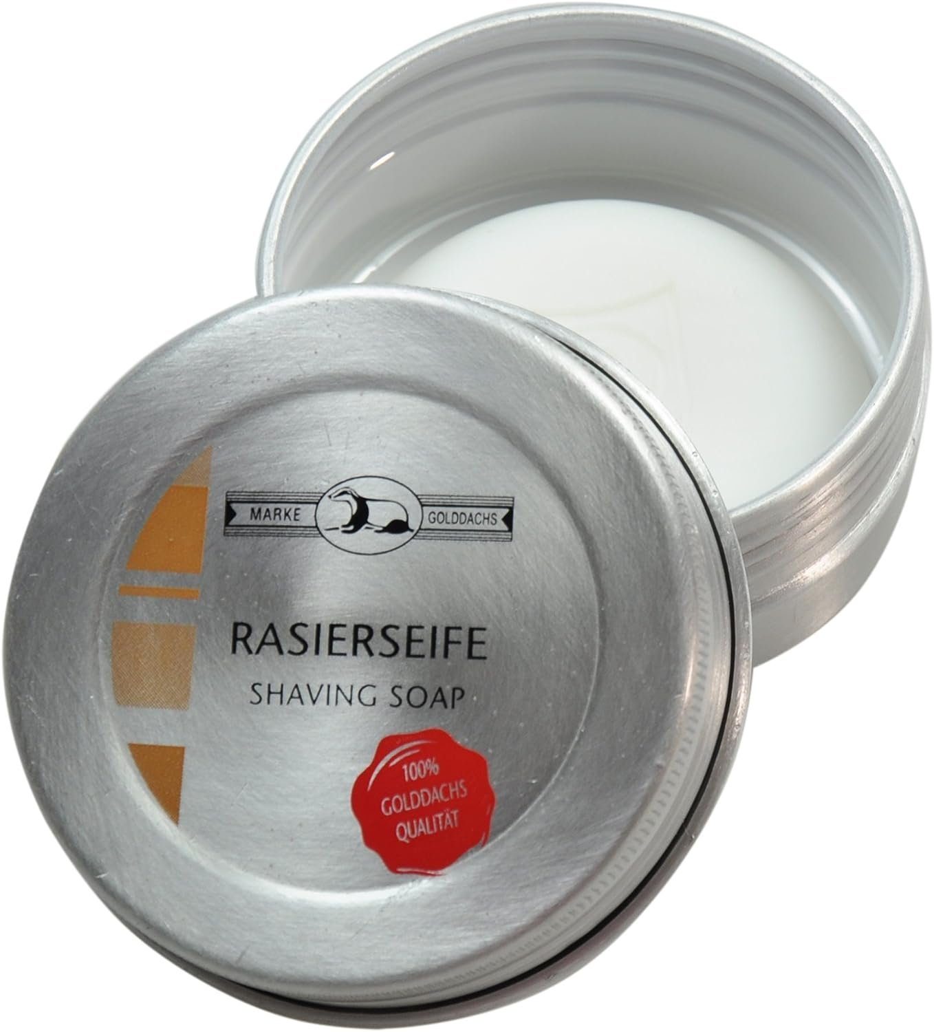 Golddachs Rasierseife Golddachs Rasierseife Sport, in Aluminium-Dose 60g