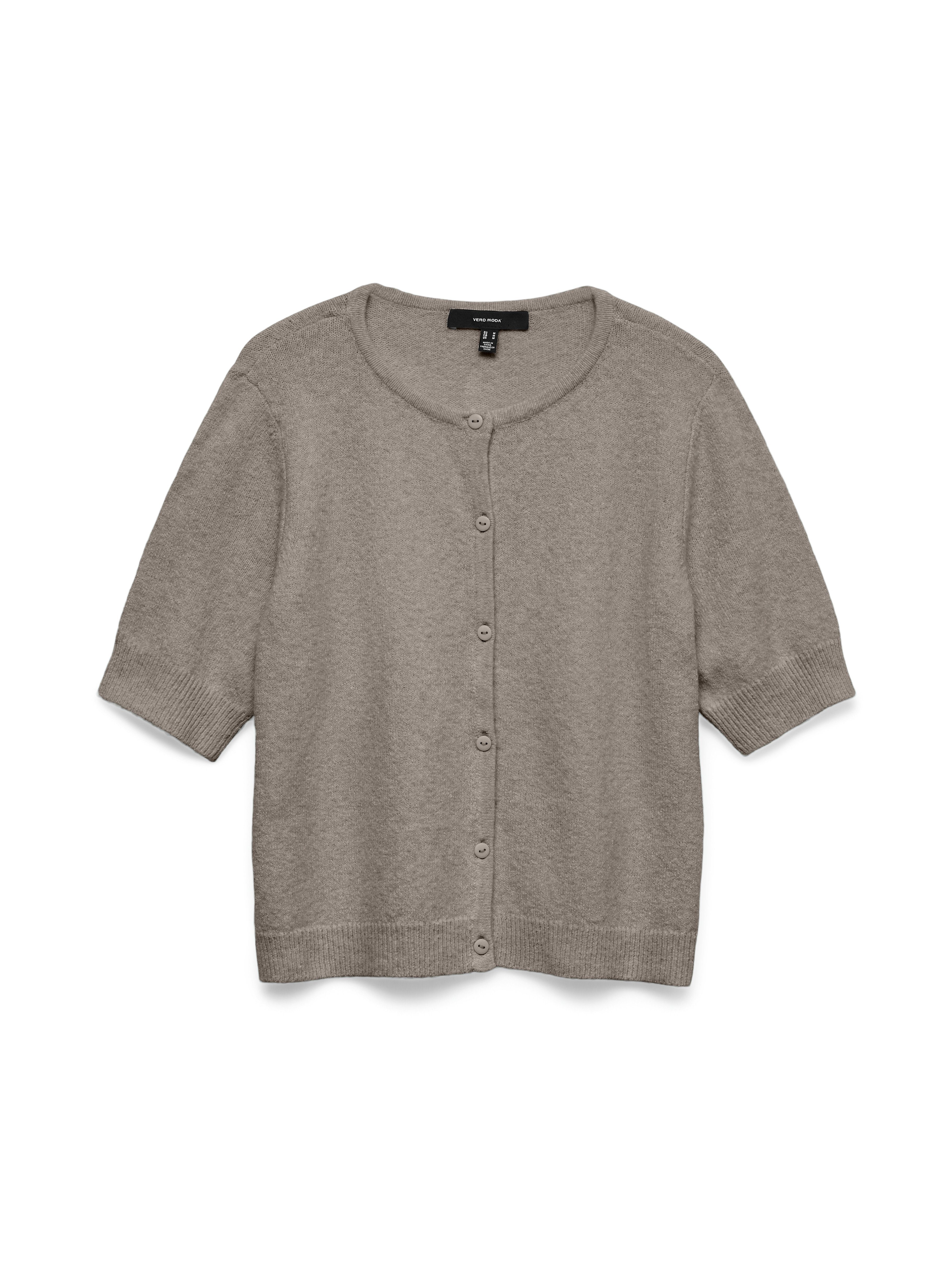 Strickjacke VMDOFFY 2/4 O-NECK BUTTON CARDIGAN NOOS
