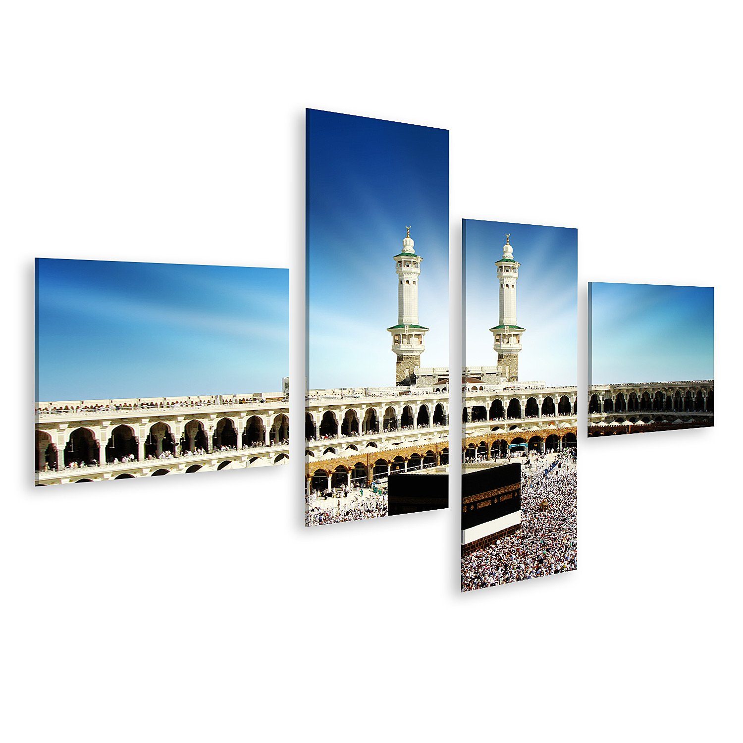 Leinwandbild Bild auf Leinwand Kaaba Mekka Saudi-Arabien Wandbild Poster Kunstdruck
