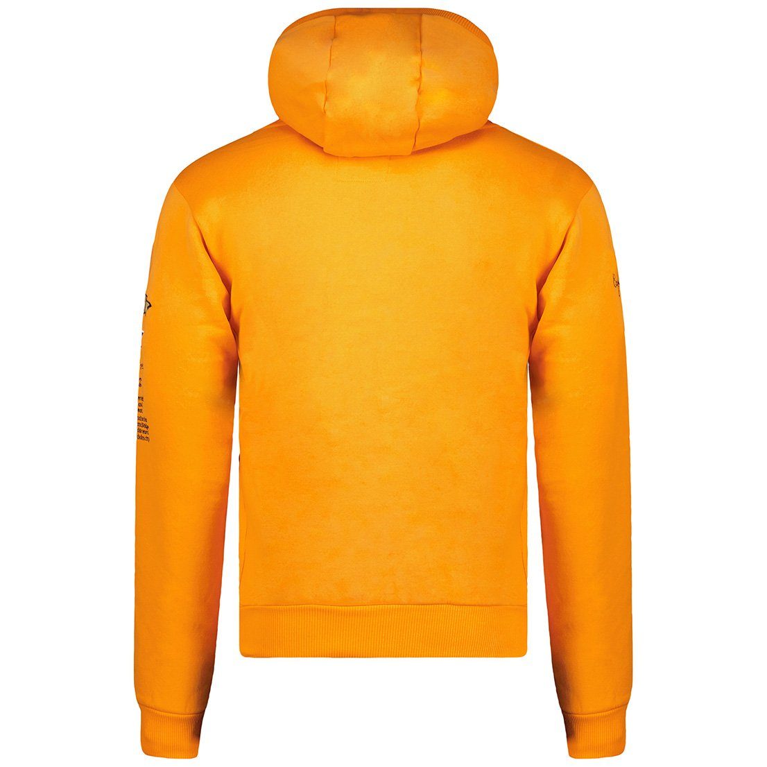 ORANGE (Geographical Mit Kapuzenpullover Hoodie Herren 1-tlg) Norway Kapuze Norway, Geo FLUO brgymclass