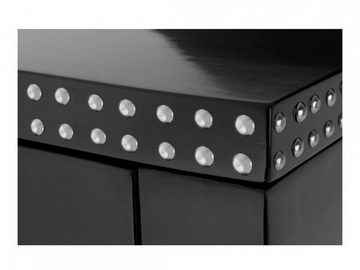 Casa Padrino Beistelltisch Luxus Mahagoni Konsole Schwarz 163 x 46,5 x H. 83 cm - Luxus Qualität