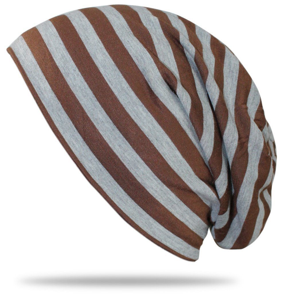 dy_mode Beanie Weiche Beanie Mütze Gestreift Unisex Mütze Bunte Streifen Muster